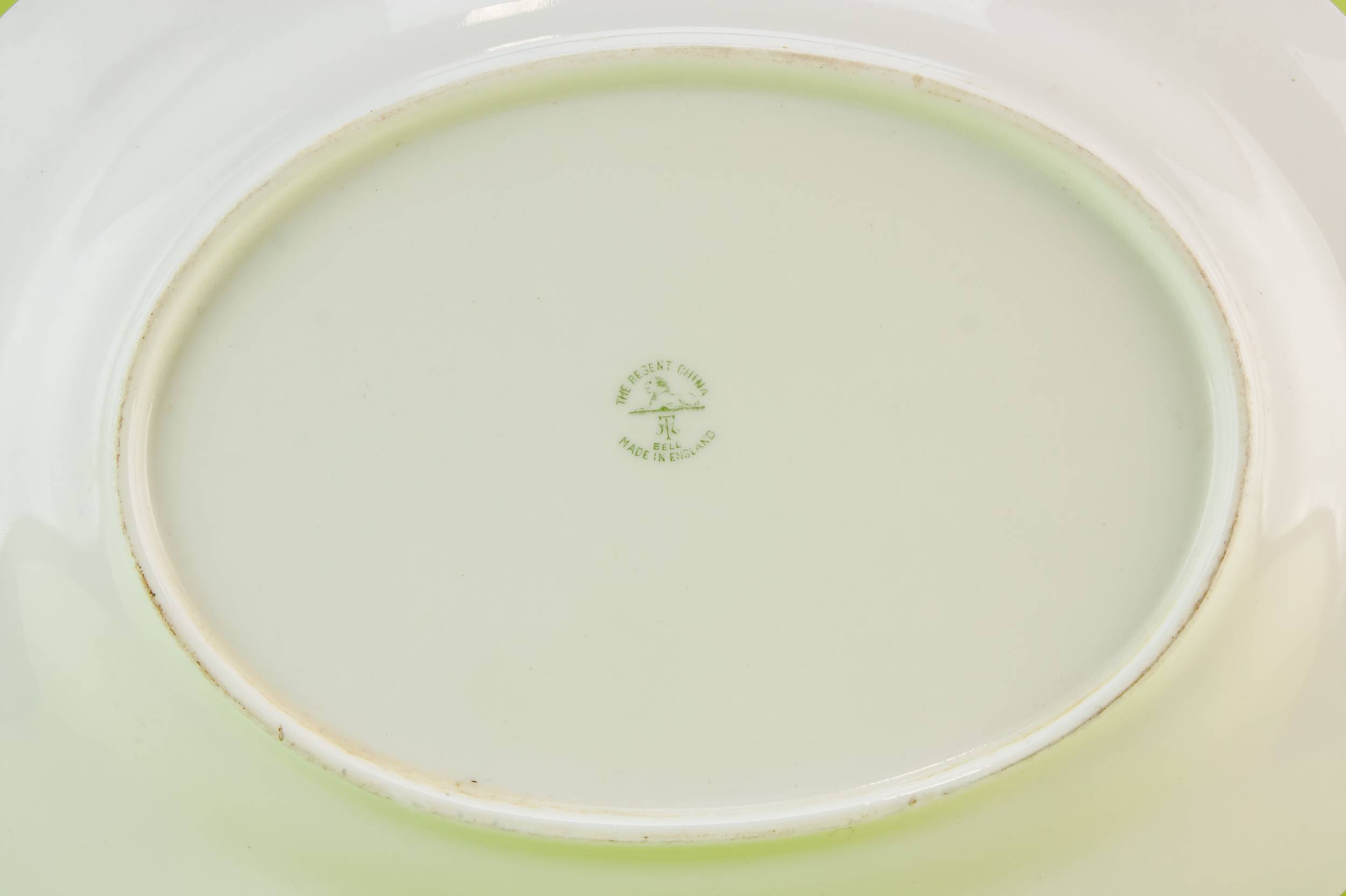 Antique Elegant Bone — Blue and white platter 2