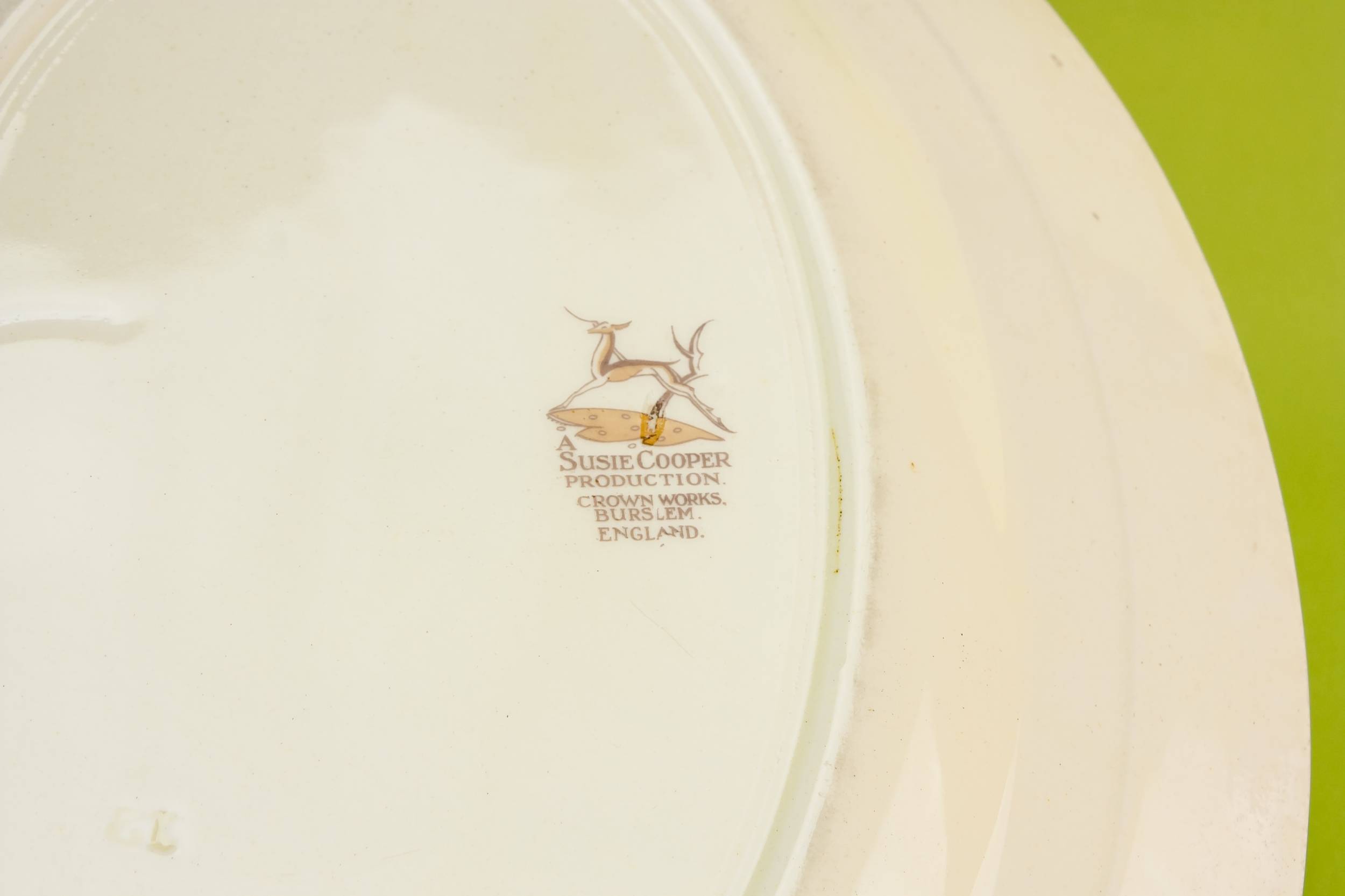 Art Deco Elegant — Susie Cooper pottery platter 2