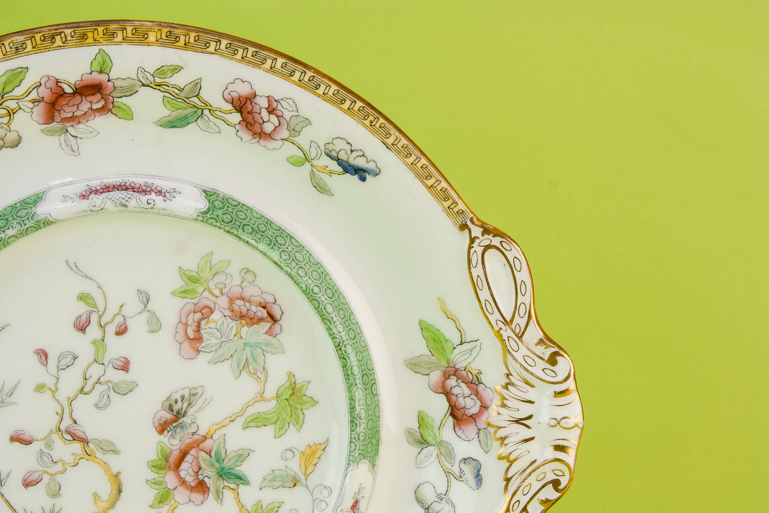 Antique Bone China — Bone china serving dish 1