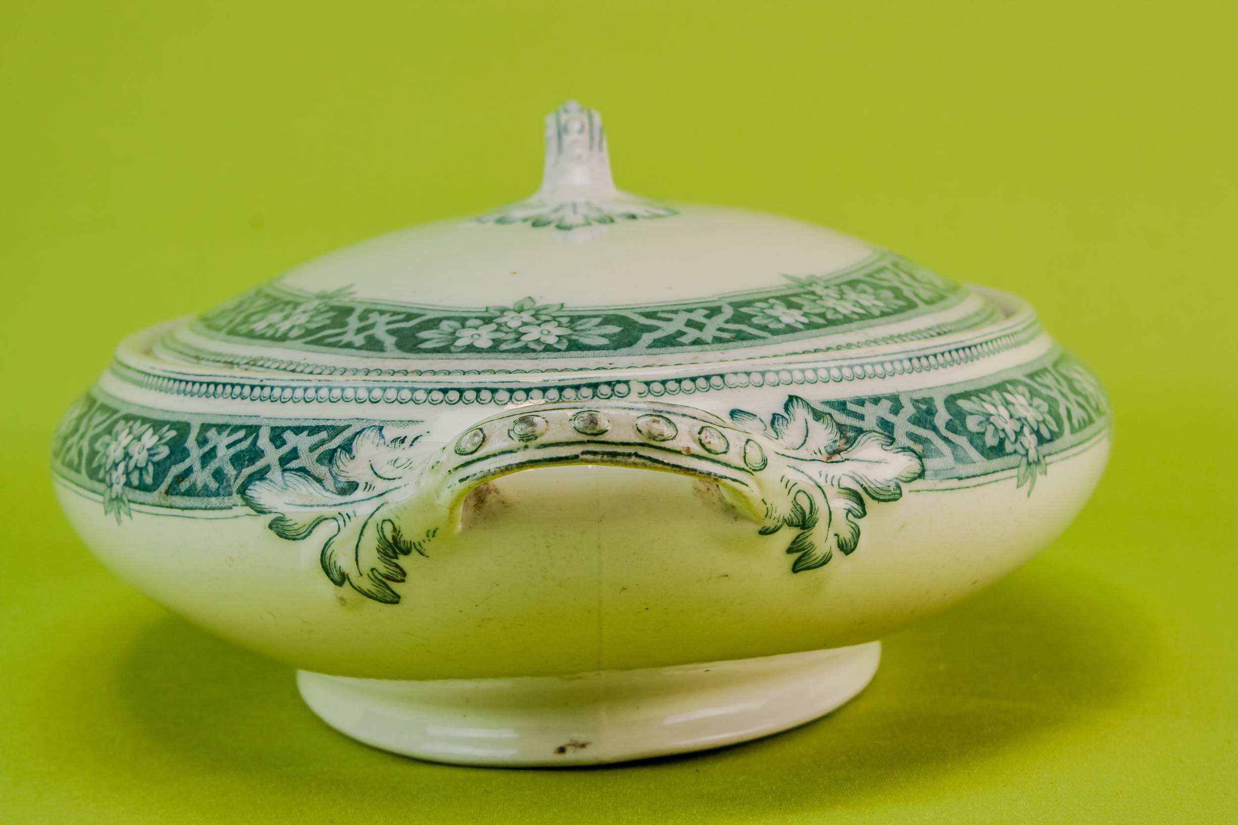 Antique Neo-Classical Alfred — Alfred Meakin pottery tureen 3