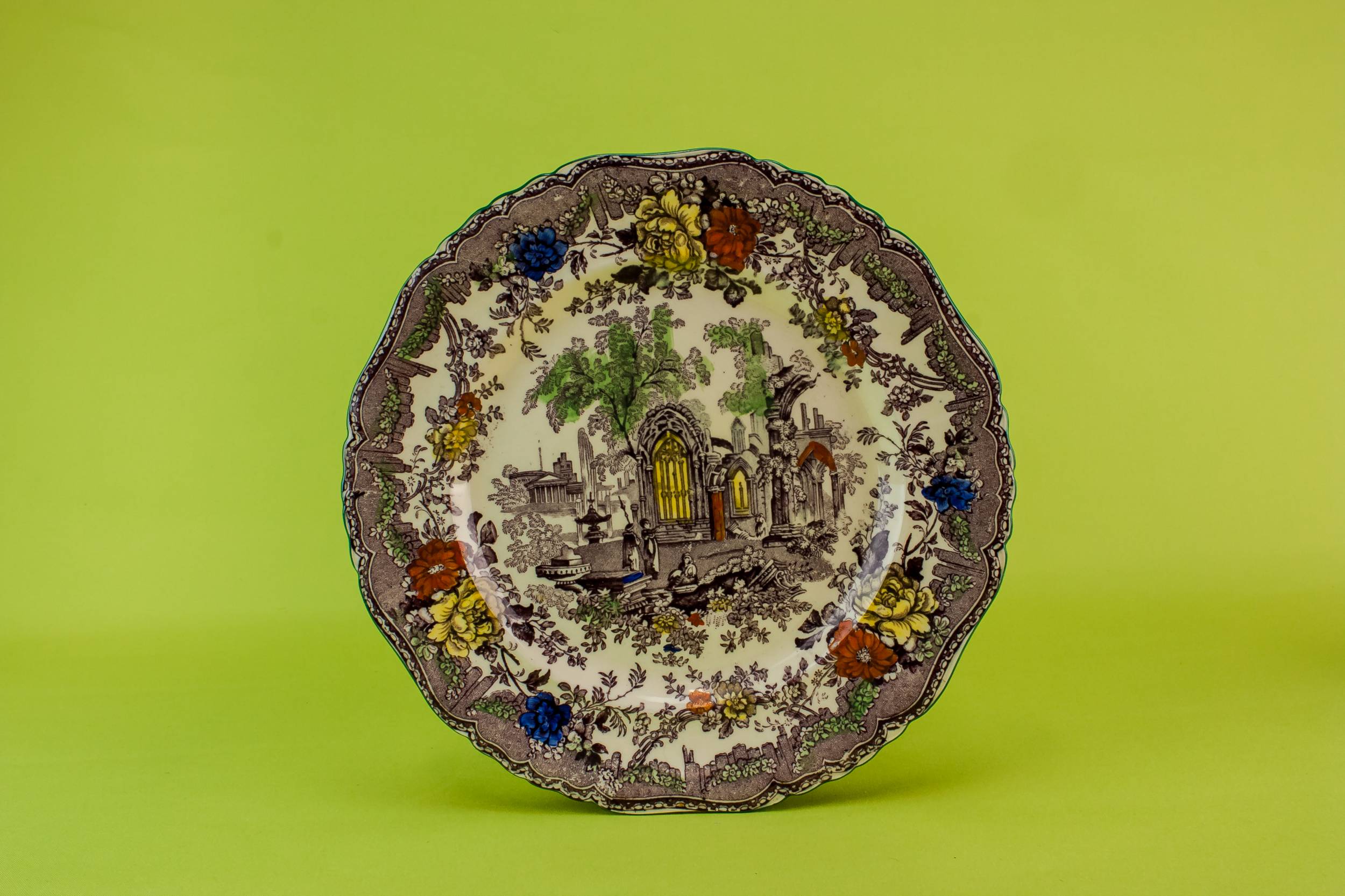 Antique Victorian Ironstone — Masons ironstone serving dish