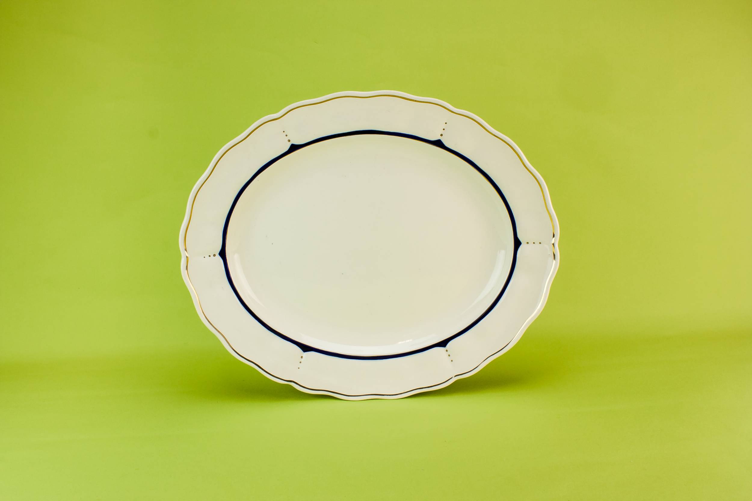 Mid-Century Modern Blue — Large serving platter