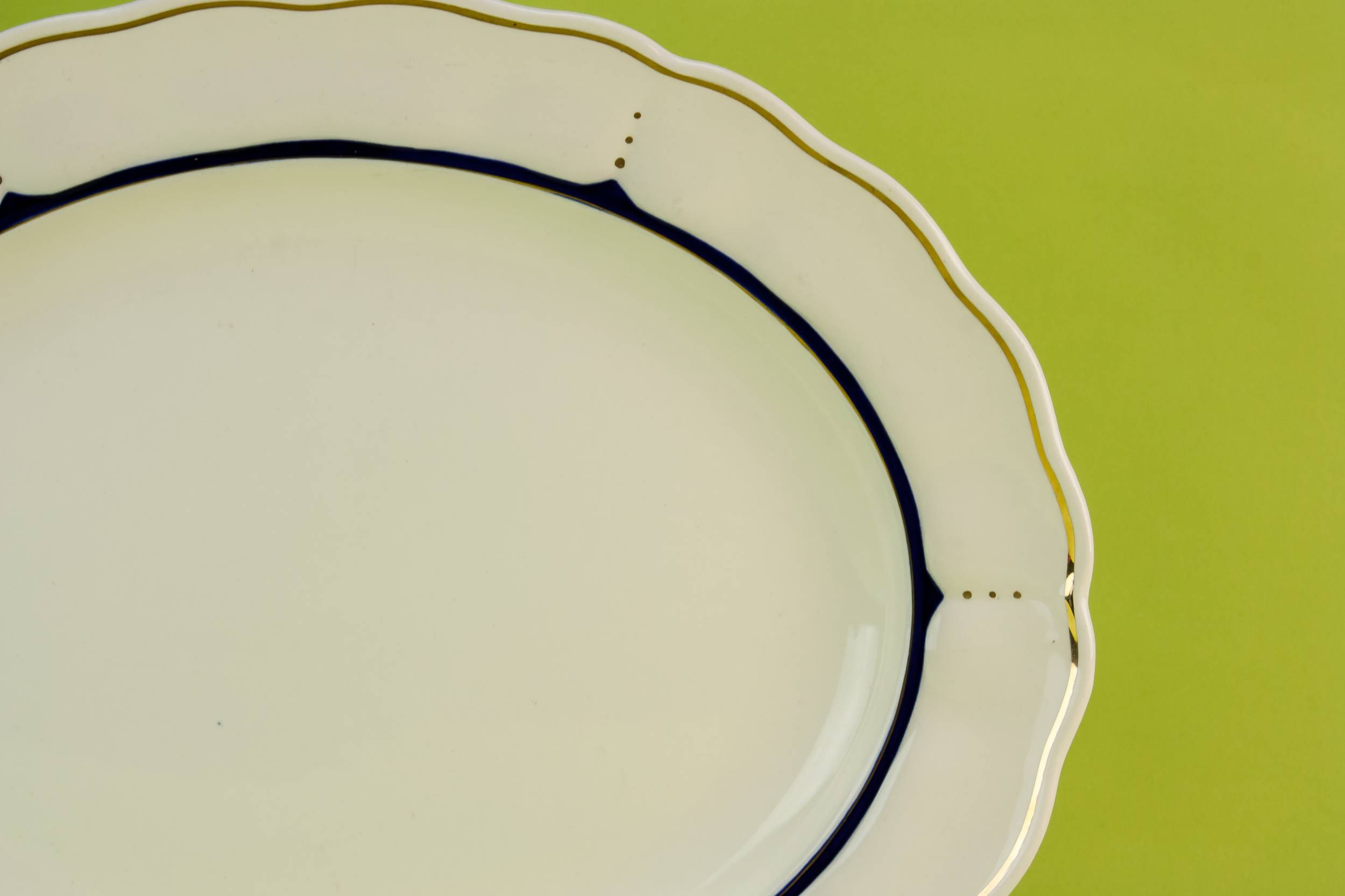 Mid-Century Modern Blue — Large serving platter 1