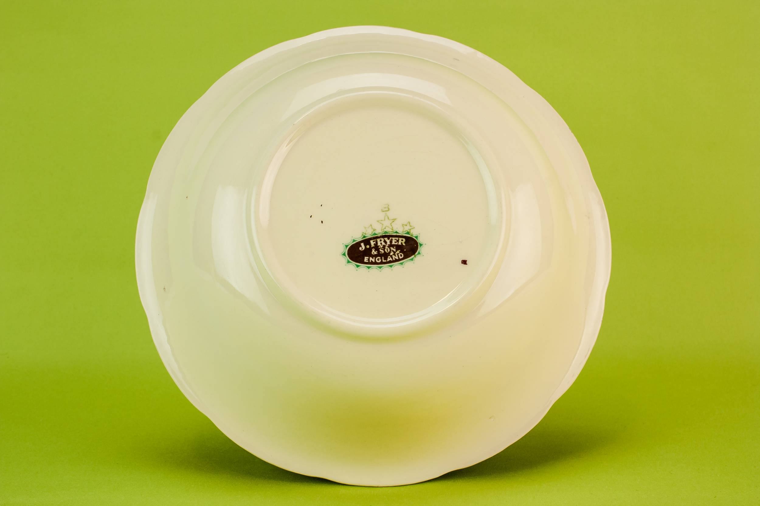 Shabby Chic Pottery — Art Deco pottery serving bowl 3
