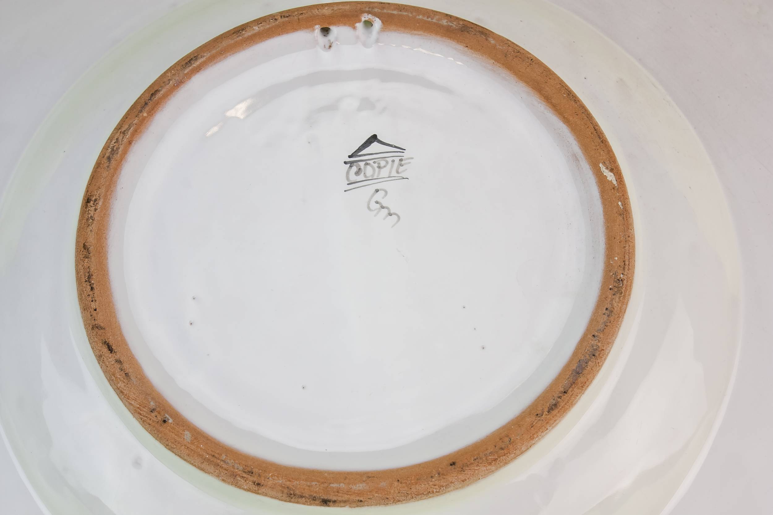 Retro Majolica Animals — Large majolica bowl 2