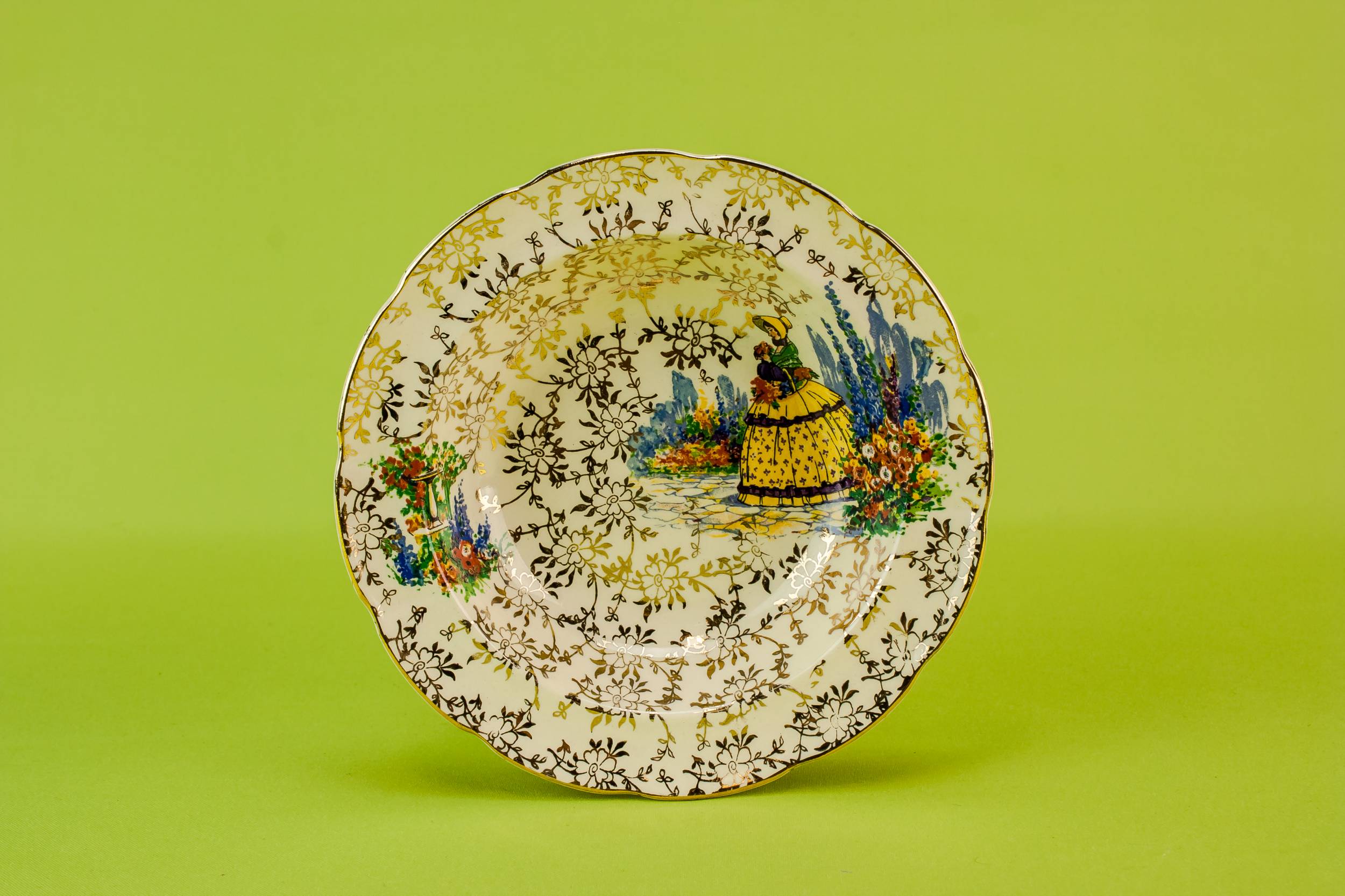 Classical Vintage Floral — 6 Art Deco dessert bowls