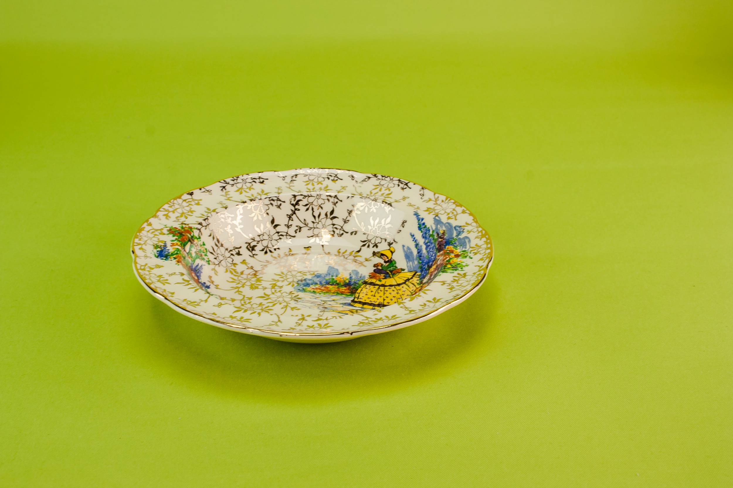 Classical Vintage Floral — 6 Art Deco dessert bowls 2