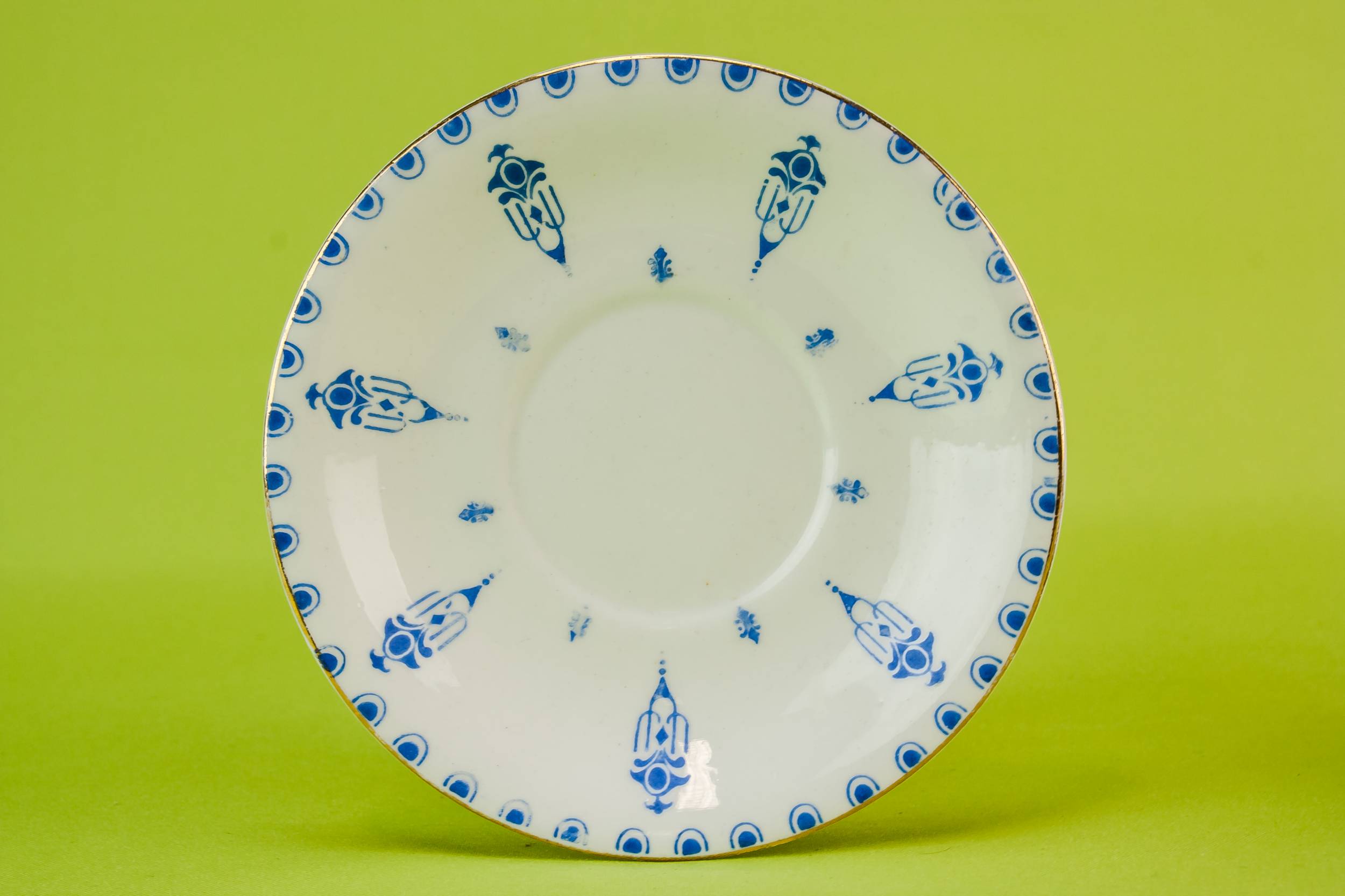 Antique Edwardian PLATES — 6 Edwardian bone china plates 2
