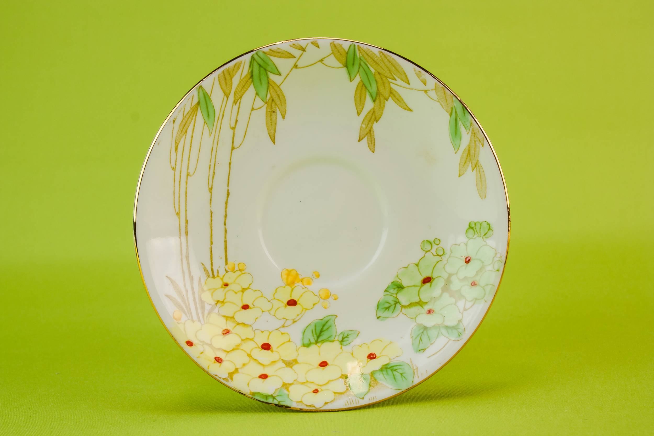 Harlequin Saucers Pottery — 6 harlequin tea saucers 3