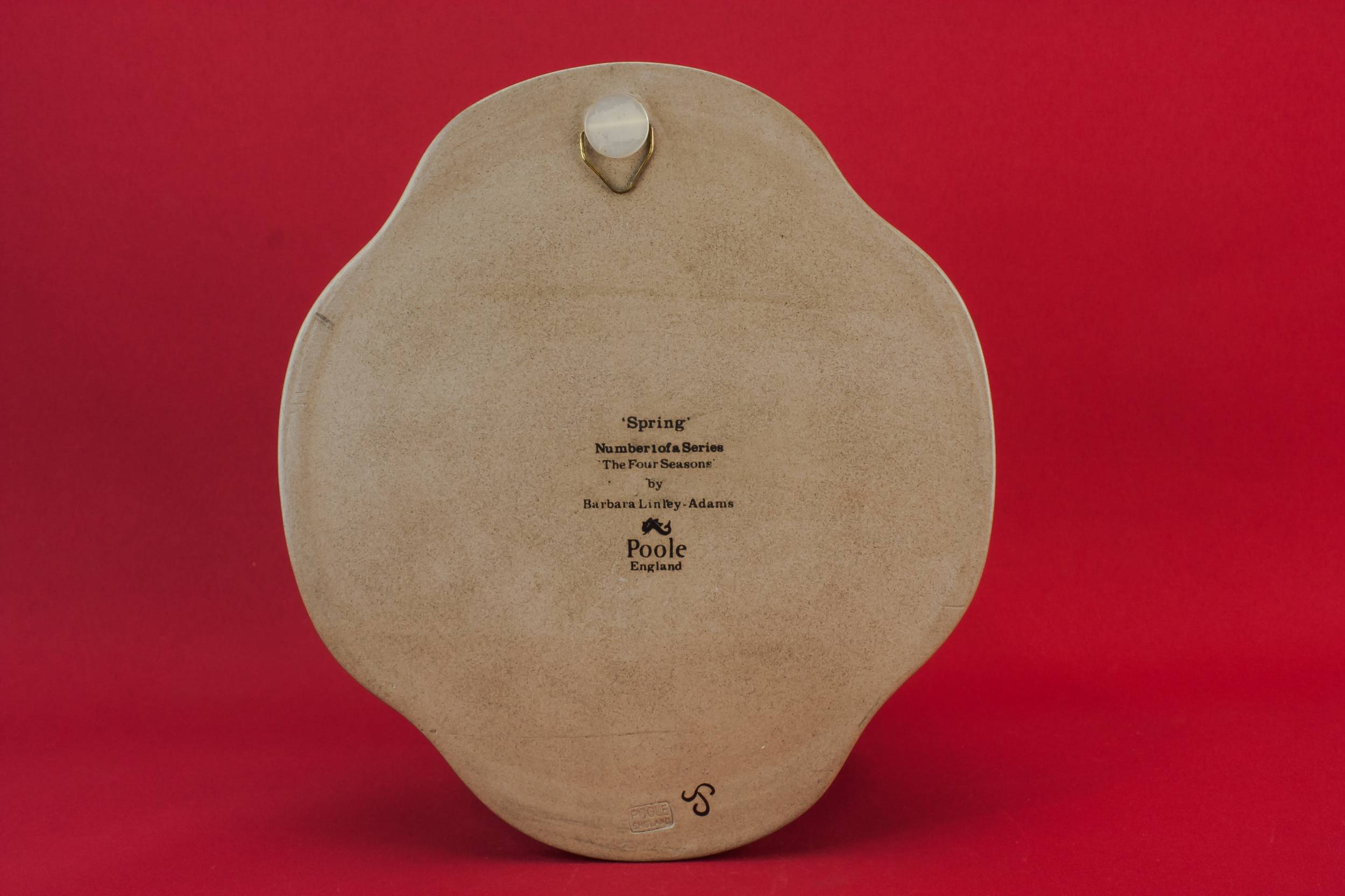 Elegant Pottery Spring — Poole wall plaque 2