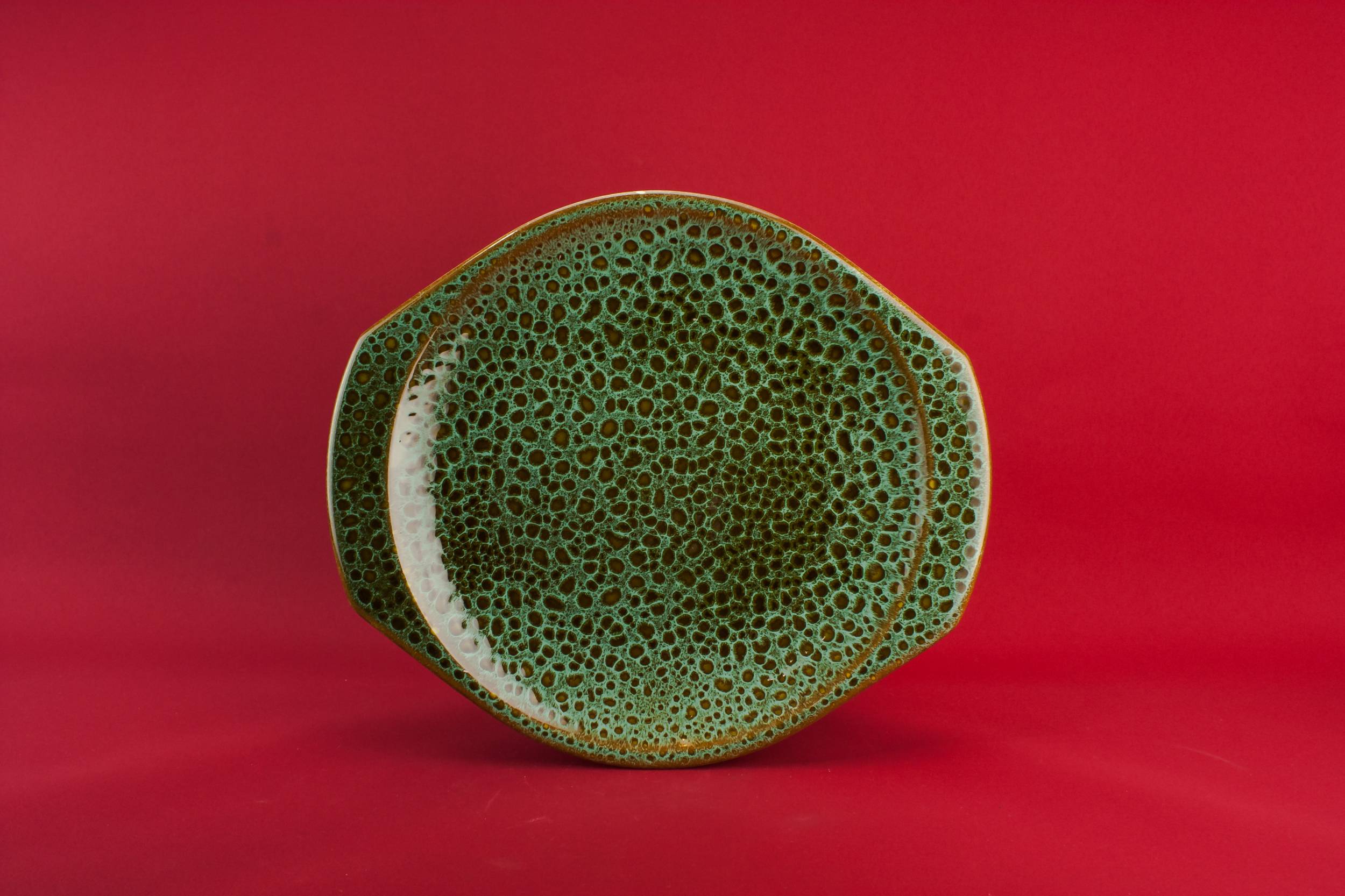 Retro Stylish Shark — Poole pottery serving dish