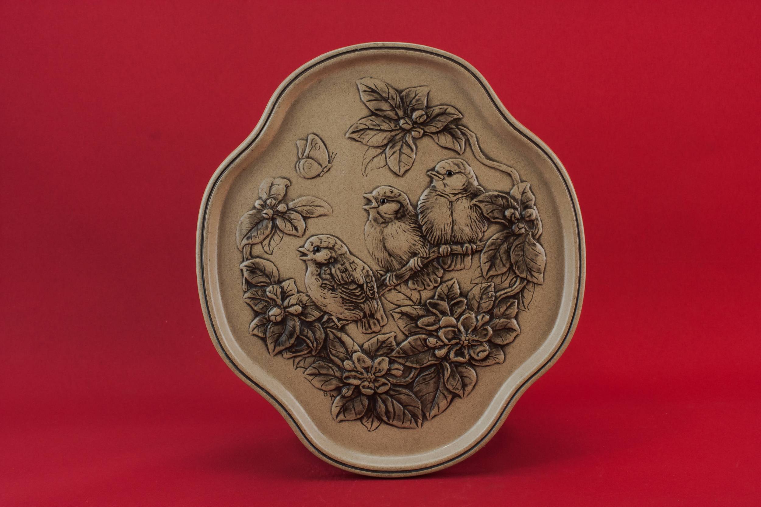 Elegant Pottery Spring — Poole wall plaque