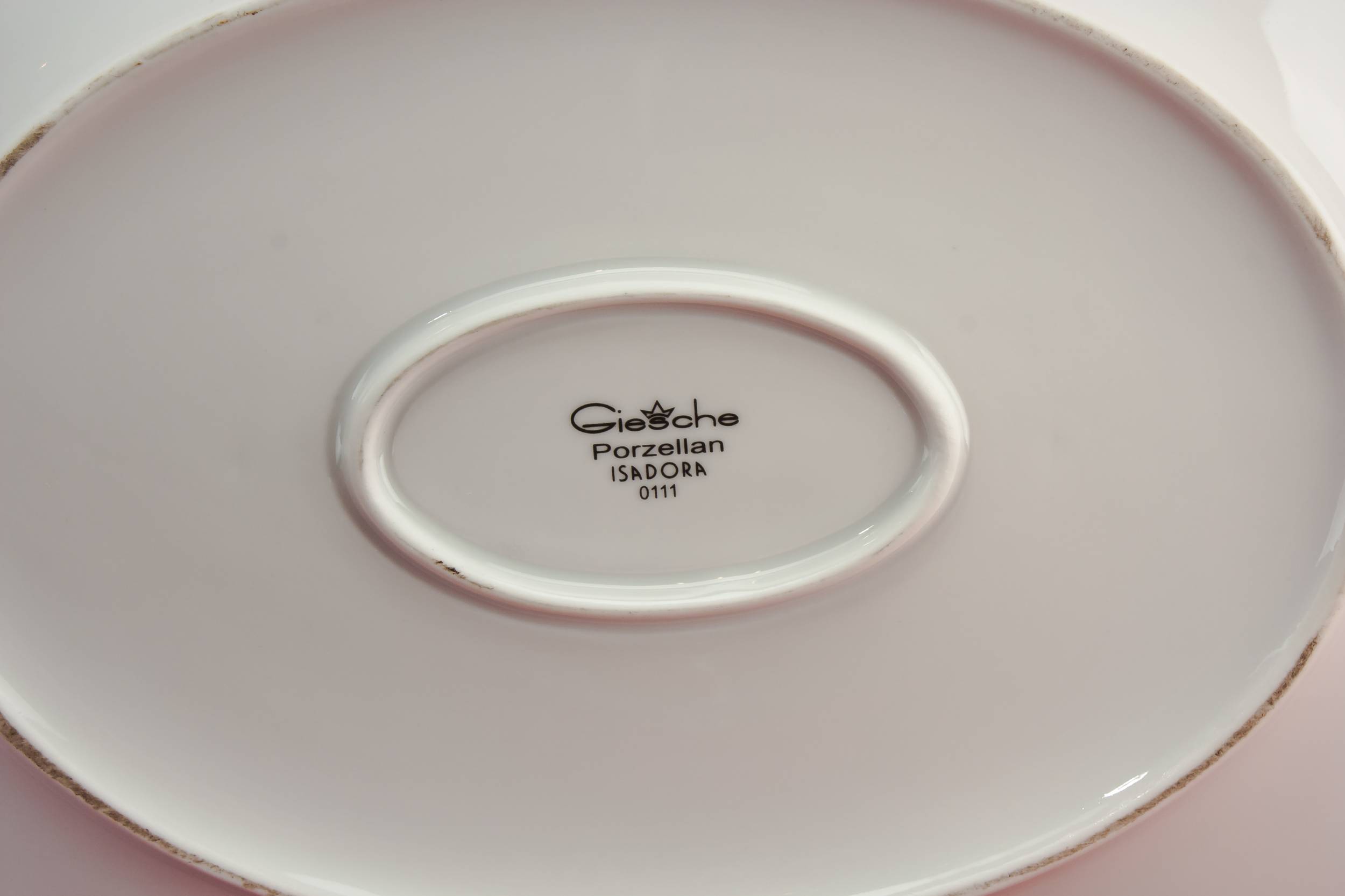 Vintage Beautiful Oval — Retro porcelain platter 2