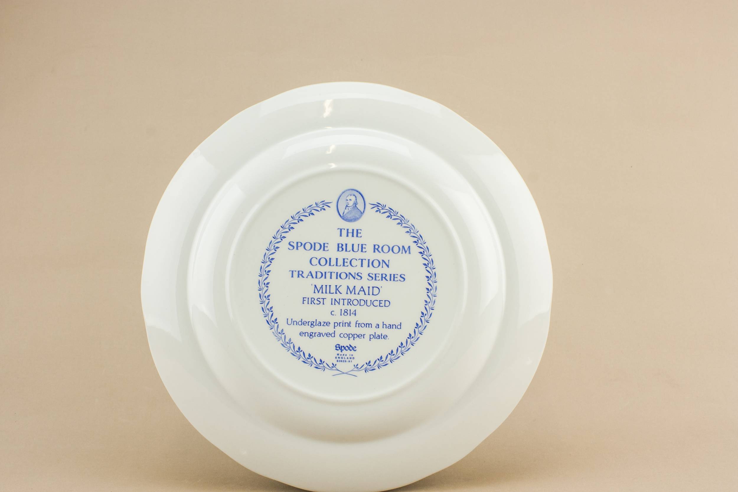 Blue Spectacular Milk — Blue and white bowl 2
