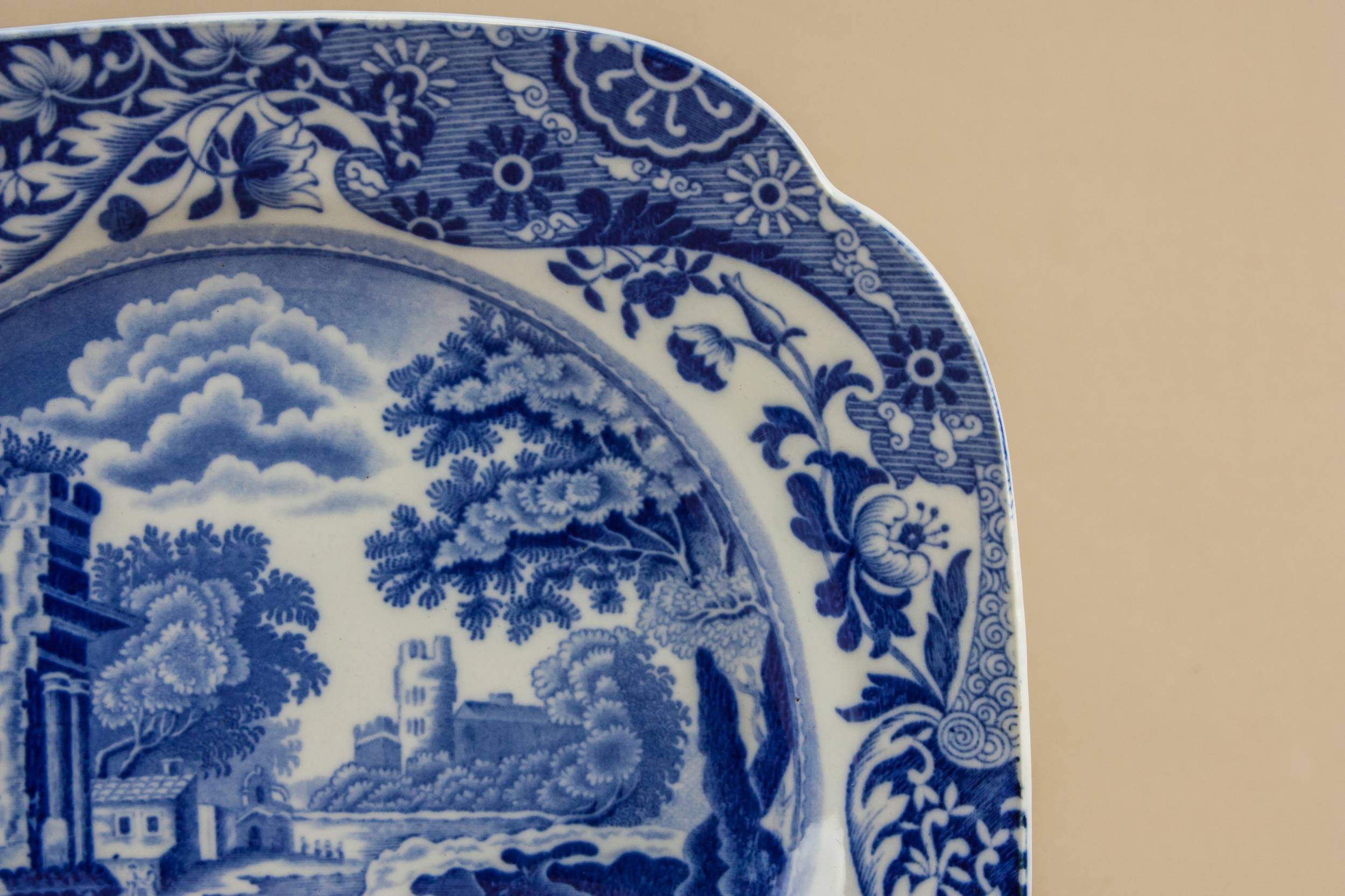 Vintage Pottery Copeland — Copeland pottery serving dish 1