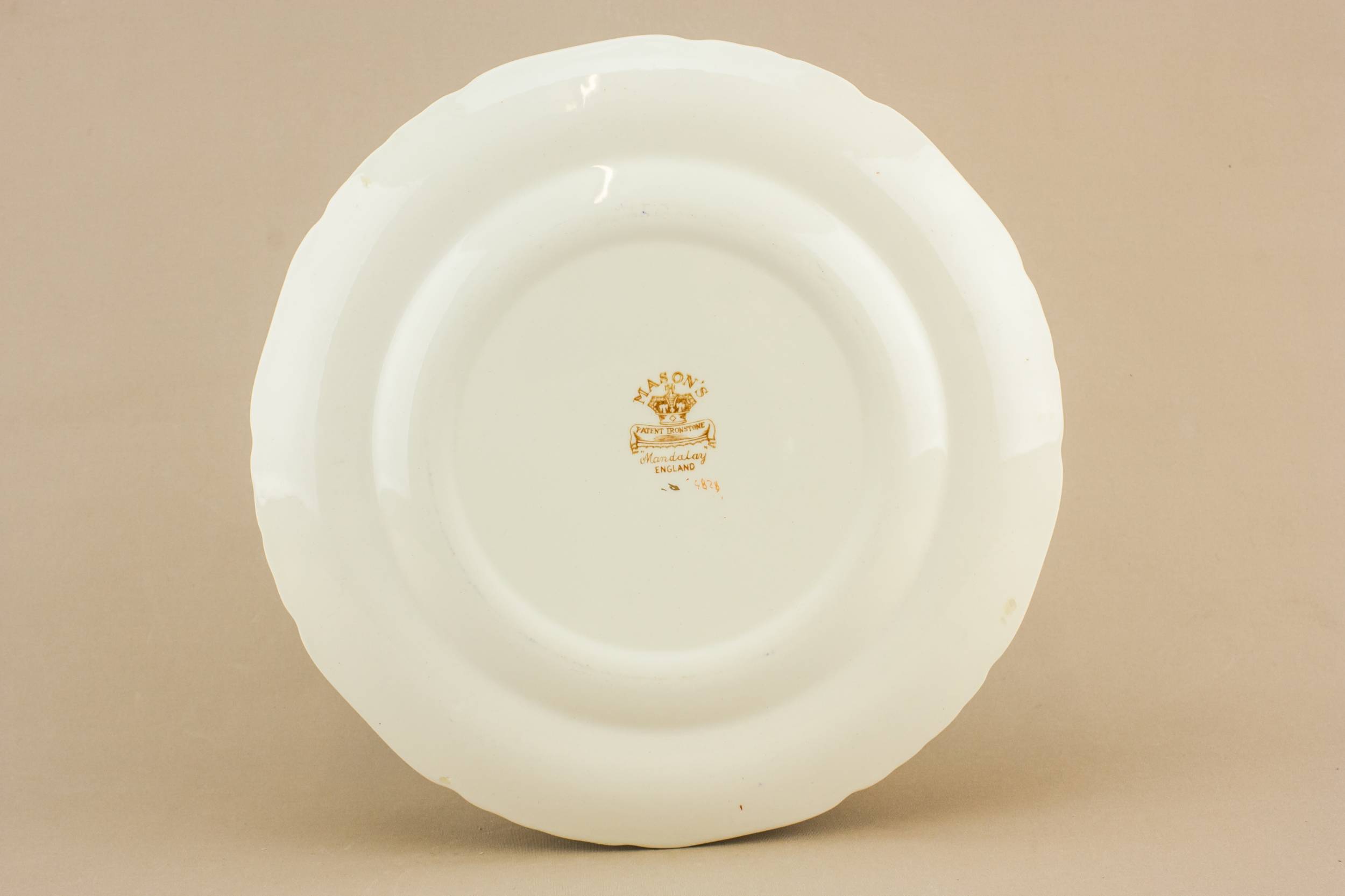 Pottery Classical Mandalay — 6 Masons pottery dinner plates 2