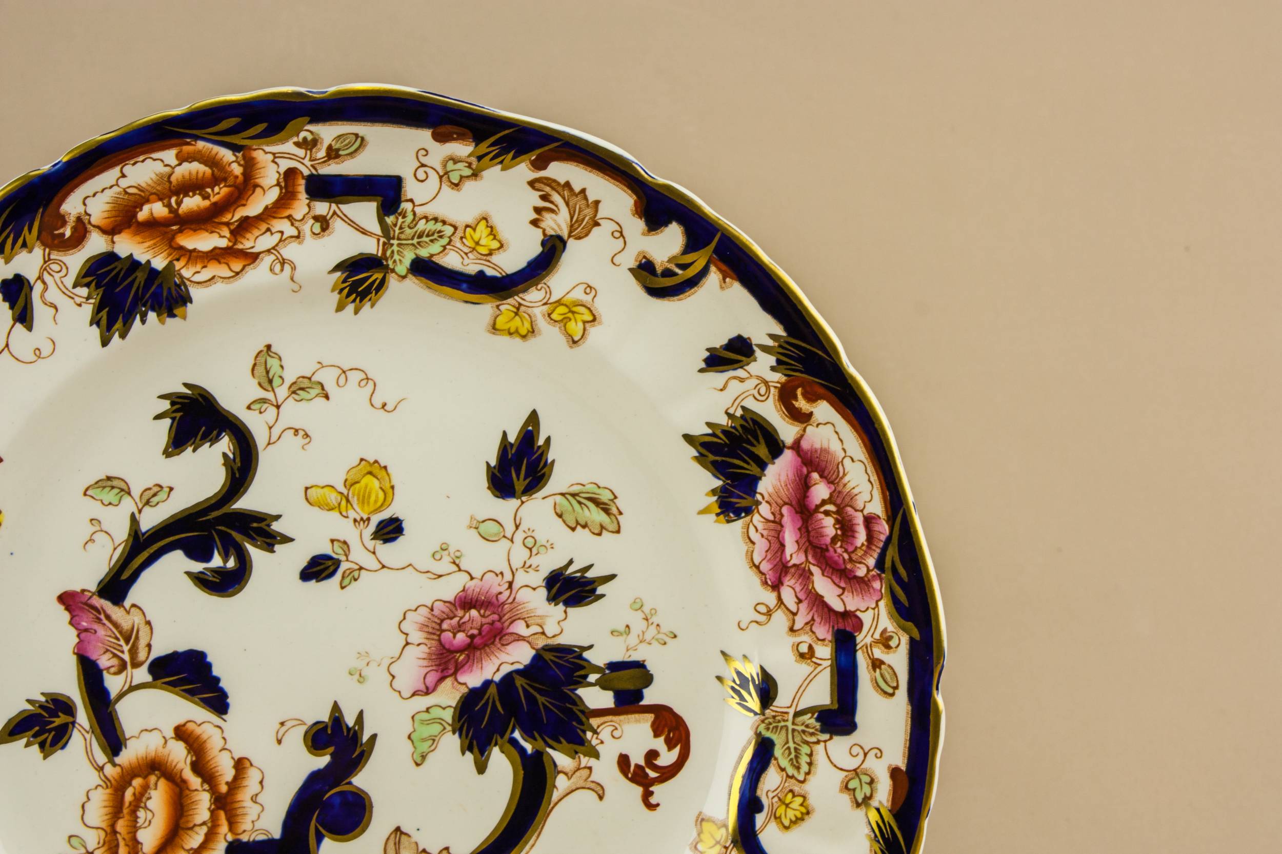 Pottery Classical Mandalay — 6 Masons pottery dinner plates 1