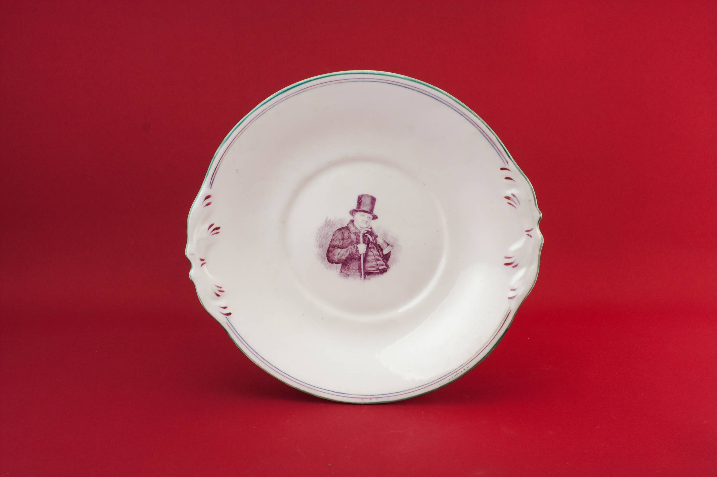 Victorian Attractive Serving — Bone china serving dish