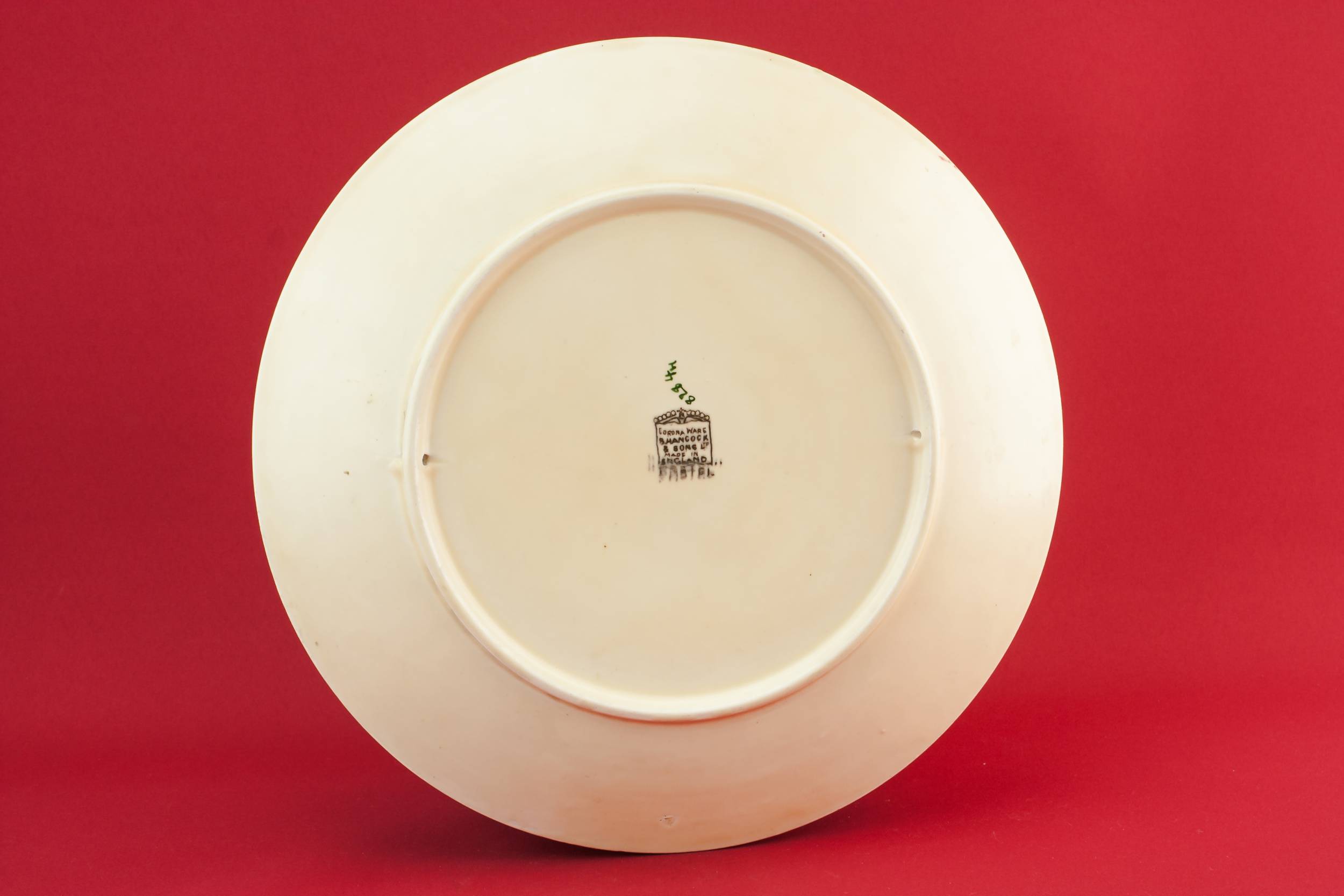Unusual Pottery Pastel — Art Deco pottery serving bowl 2
