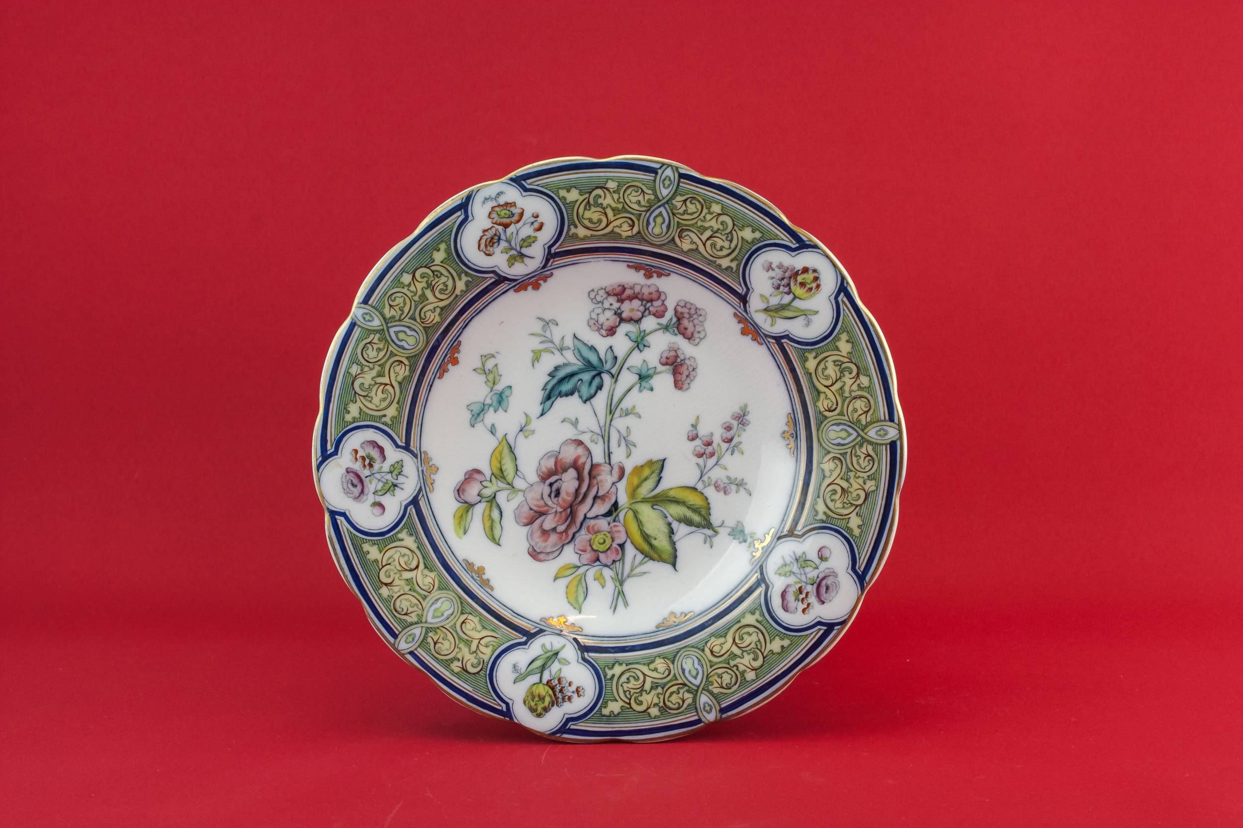 Spectacular Antique Grosvenor — Gothic Revival serving dish