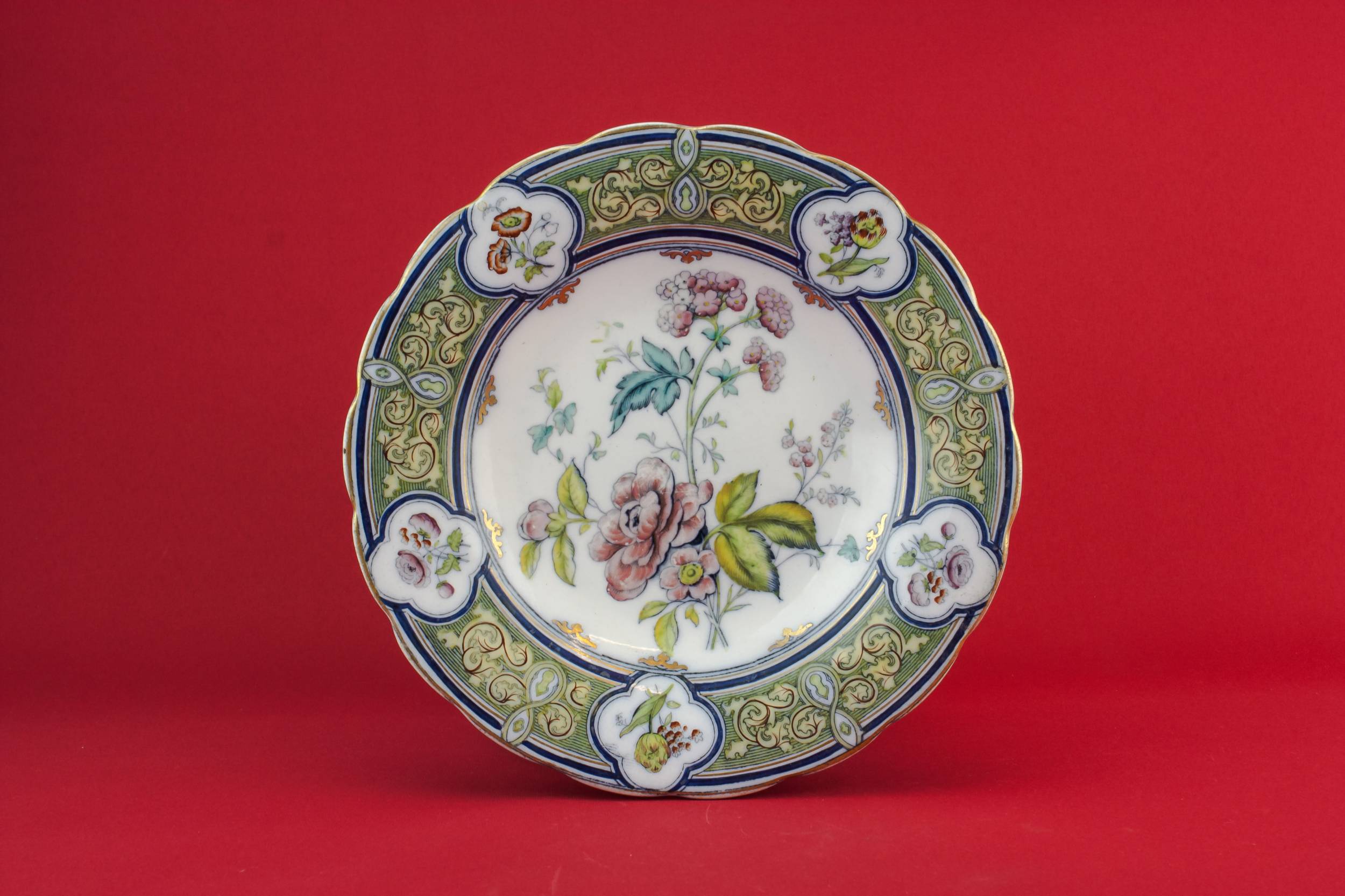 Gothic Revival Pottery — Pottery serving dish