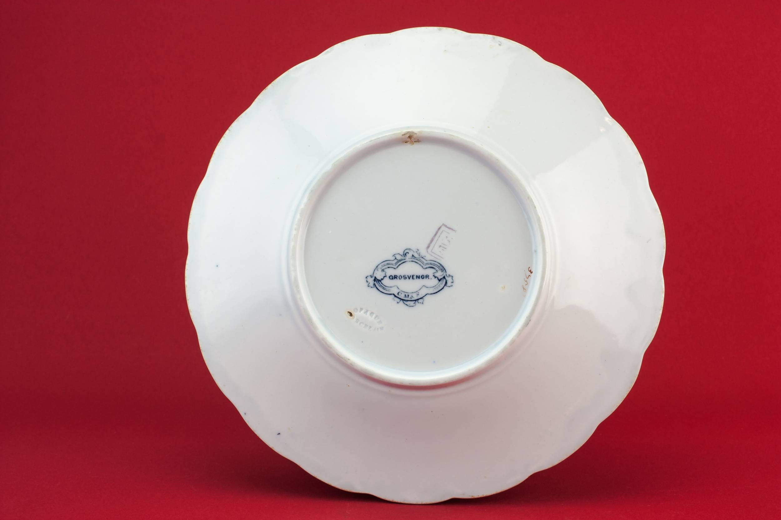 Gothic Revival Pottery — Pottery serving dish 2