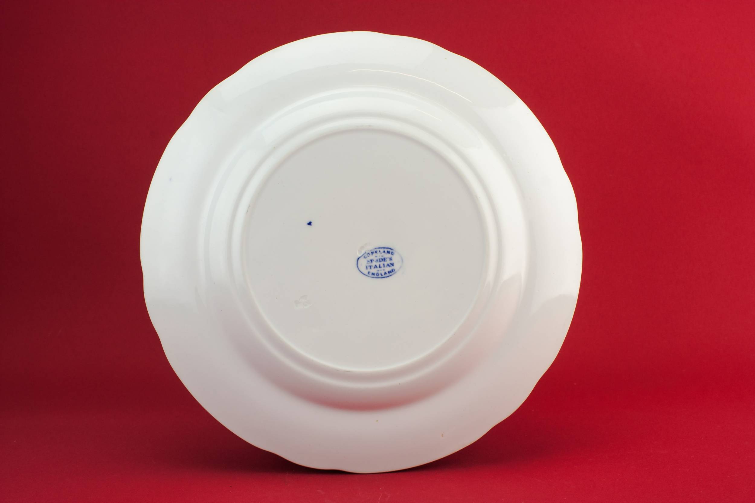 Blue And White — Retro pottery plate 2