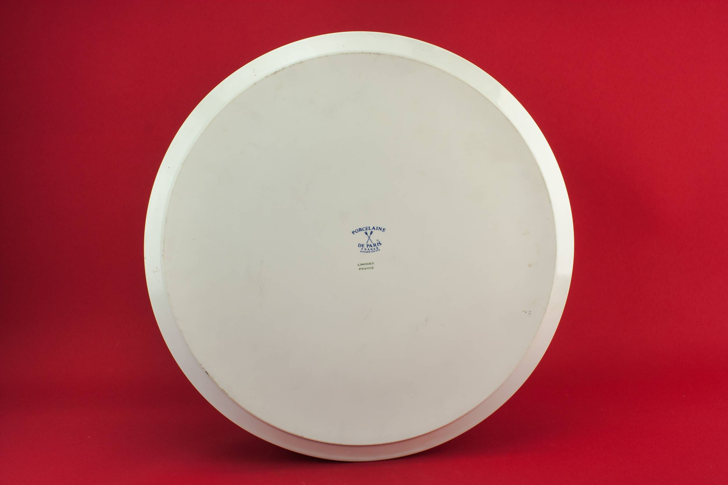 Large Vintage Floral — Limoges porcelain cake plate 2
