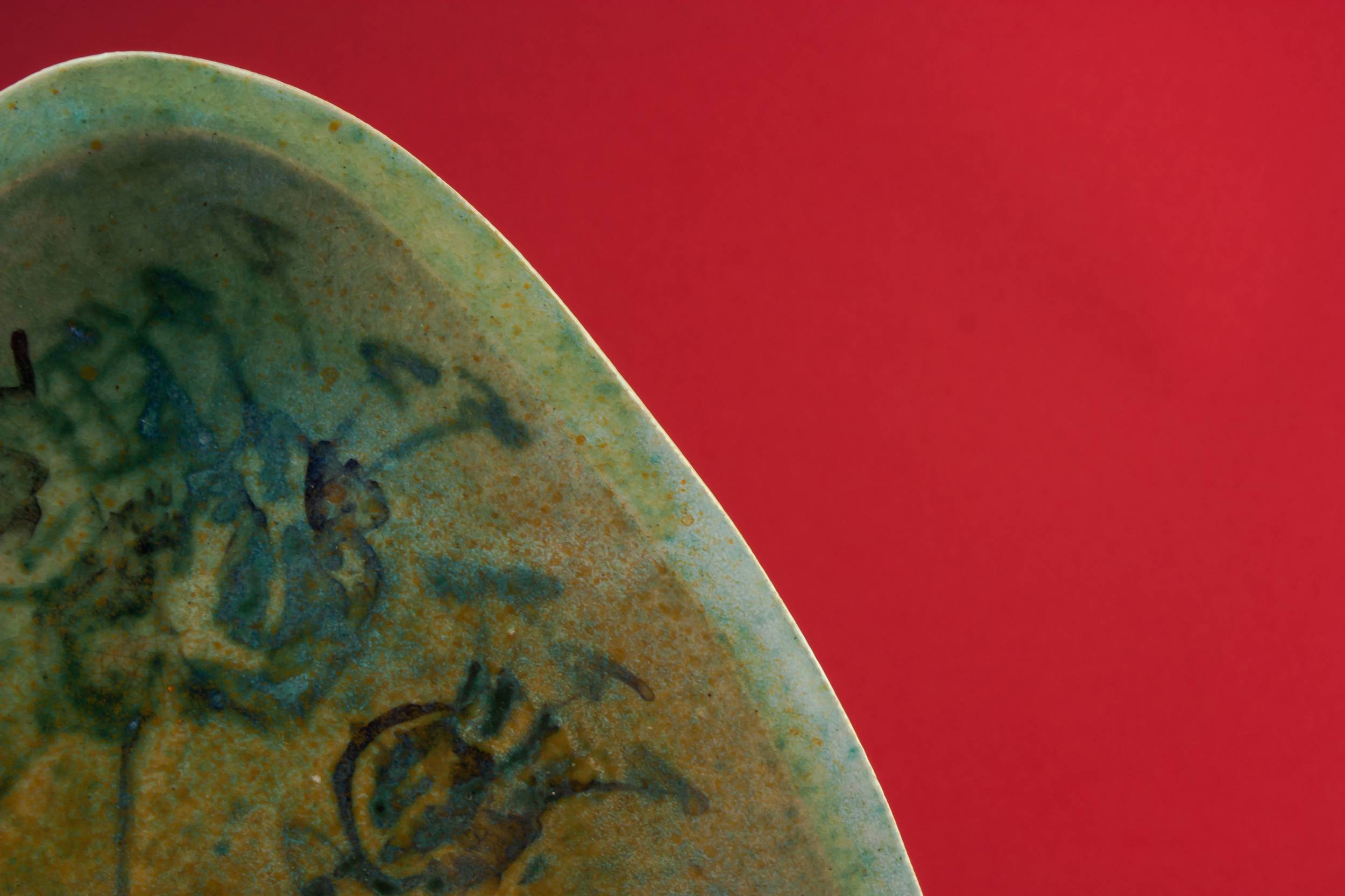 Elegant Vintage Floral — Modernist pottery bowl 1