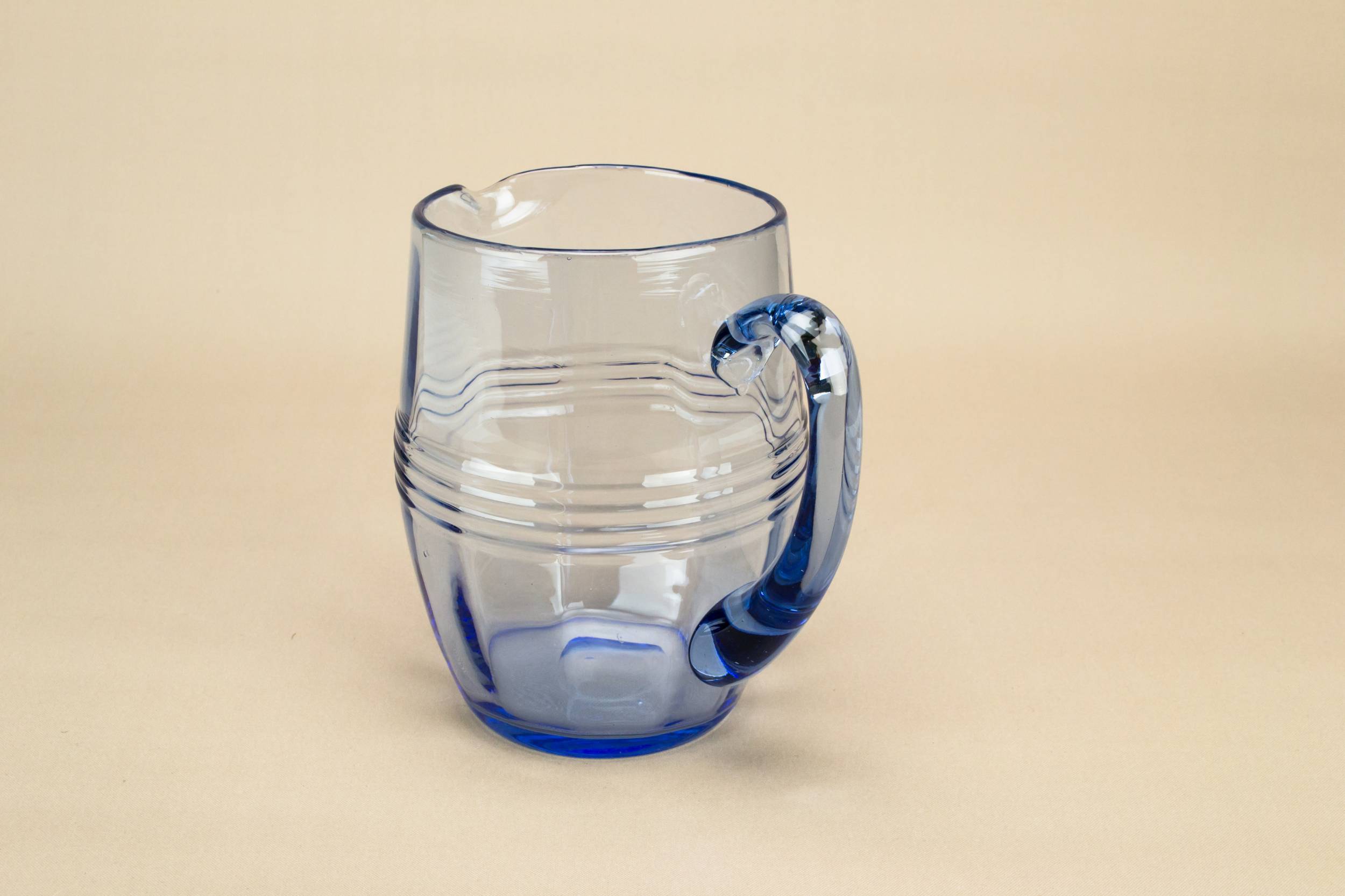Glass Art Deco — Whitefriars glass water jug 1