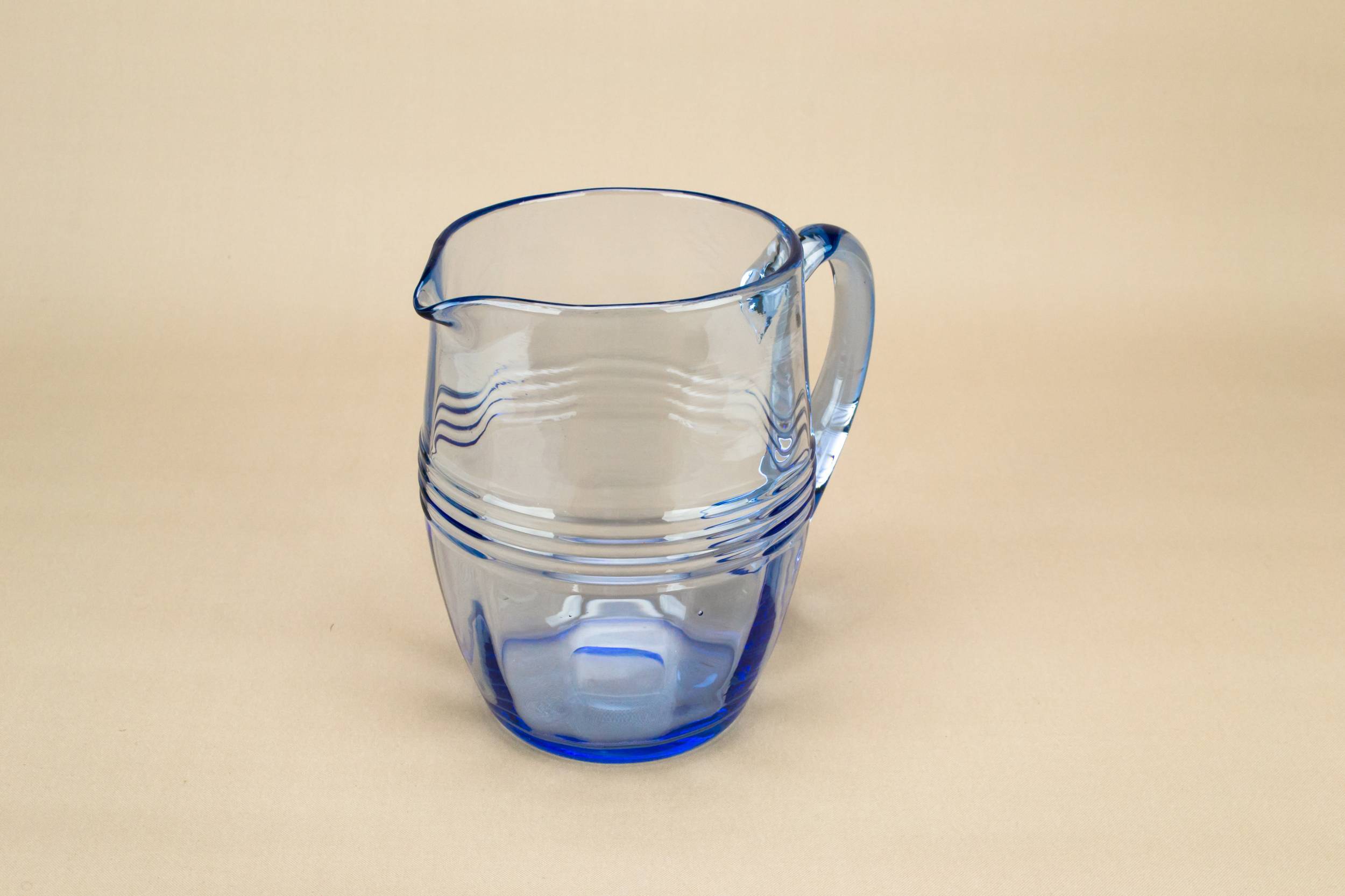 Glass Art Deco — Whitefriars glass water jug 2