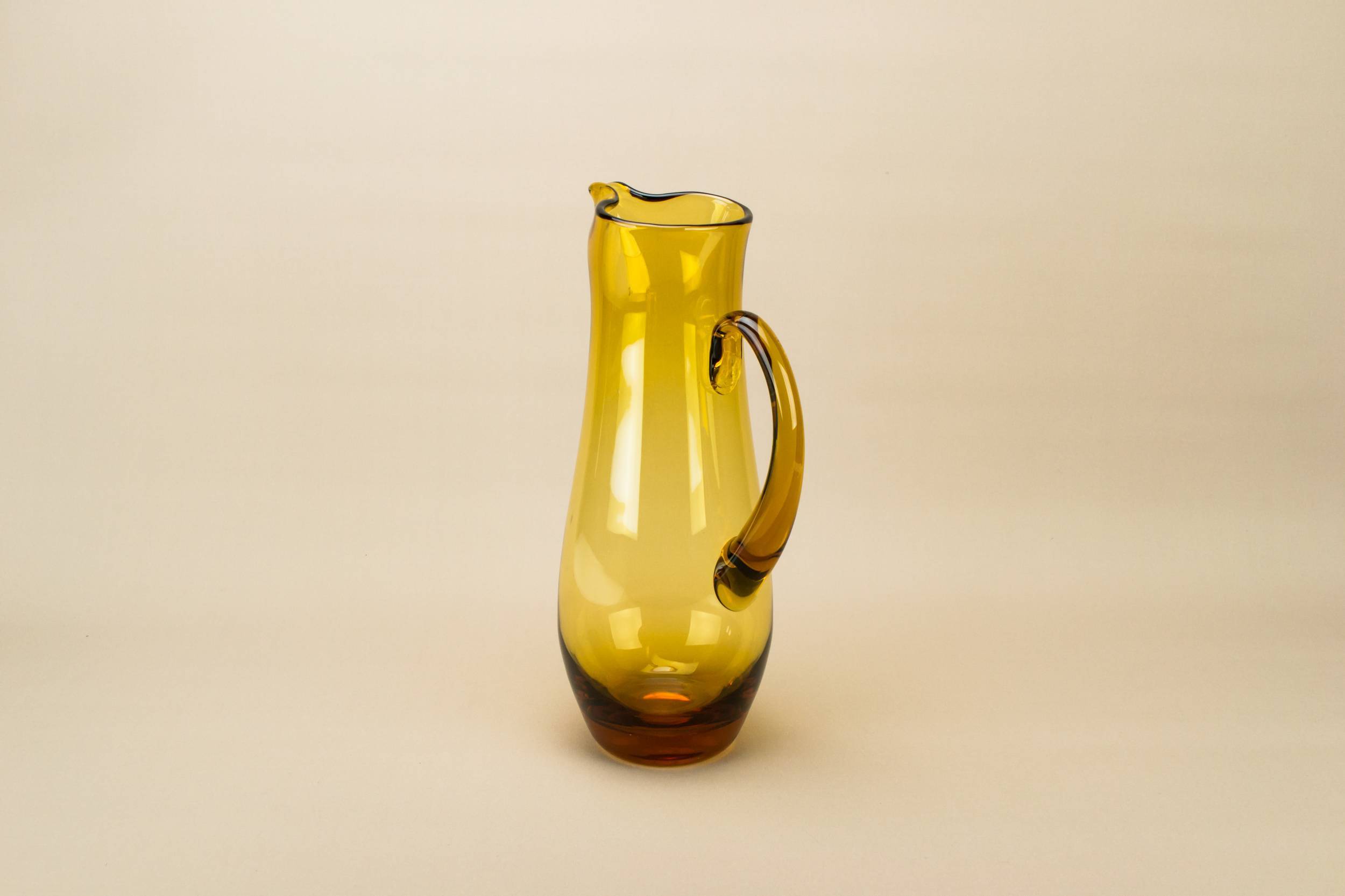 Vintage Modernist Glass — Glass water jug 2
