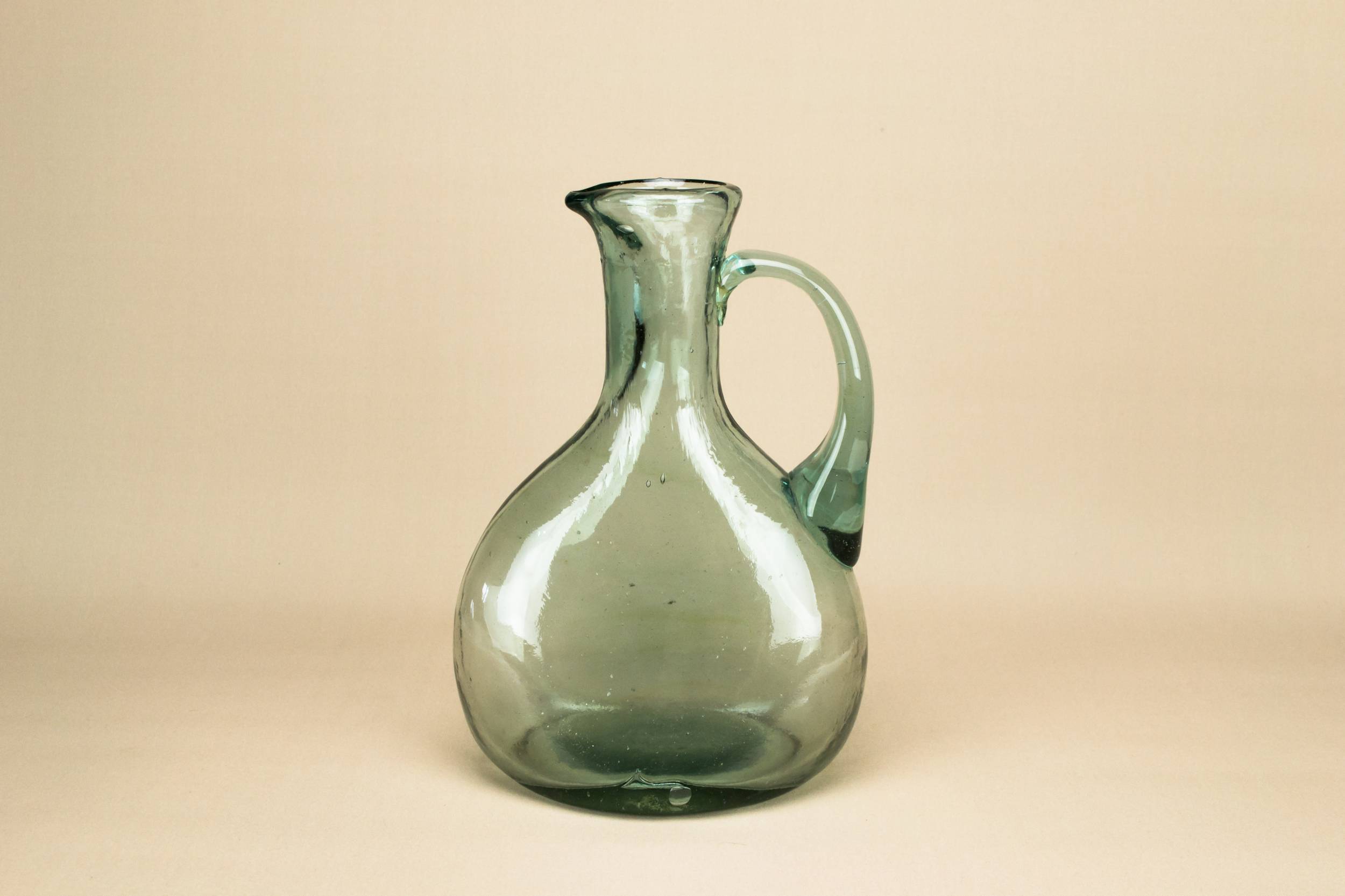 Imposing Glass Minimalist — Blown glass jug