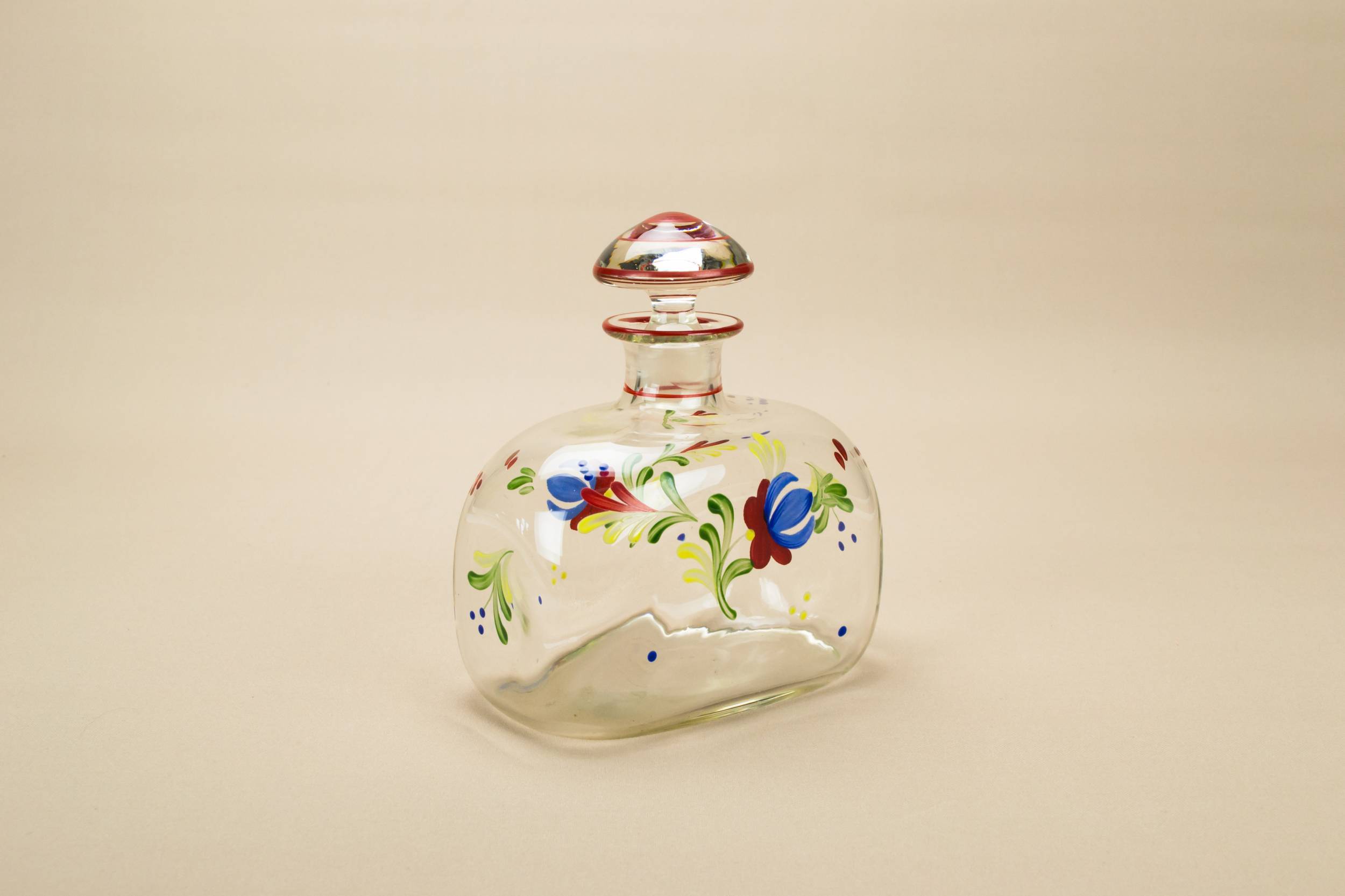 Spectacular DECANTER Whisky — Art Deco square decanter