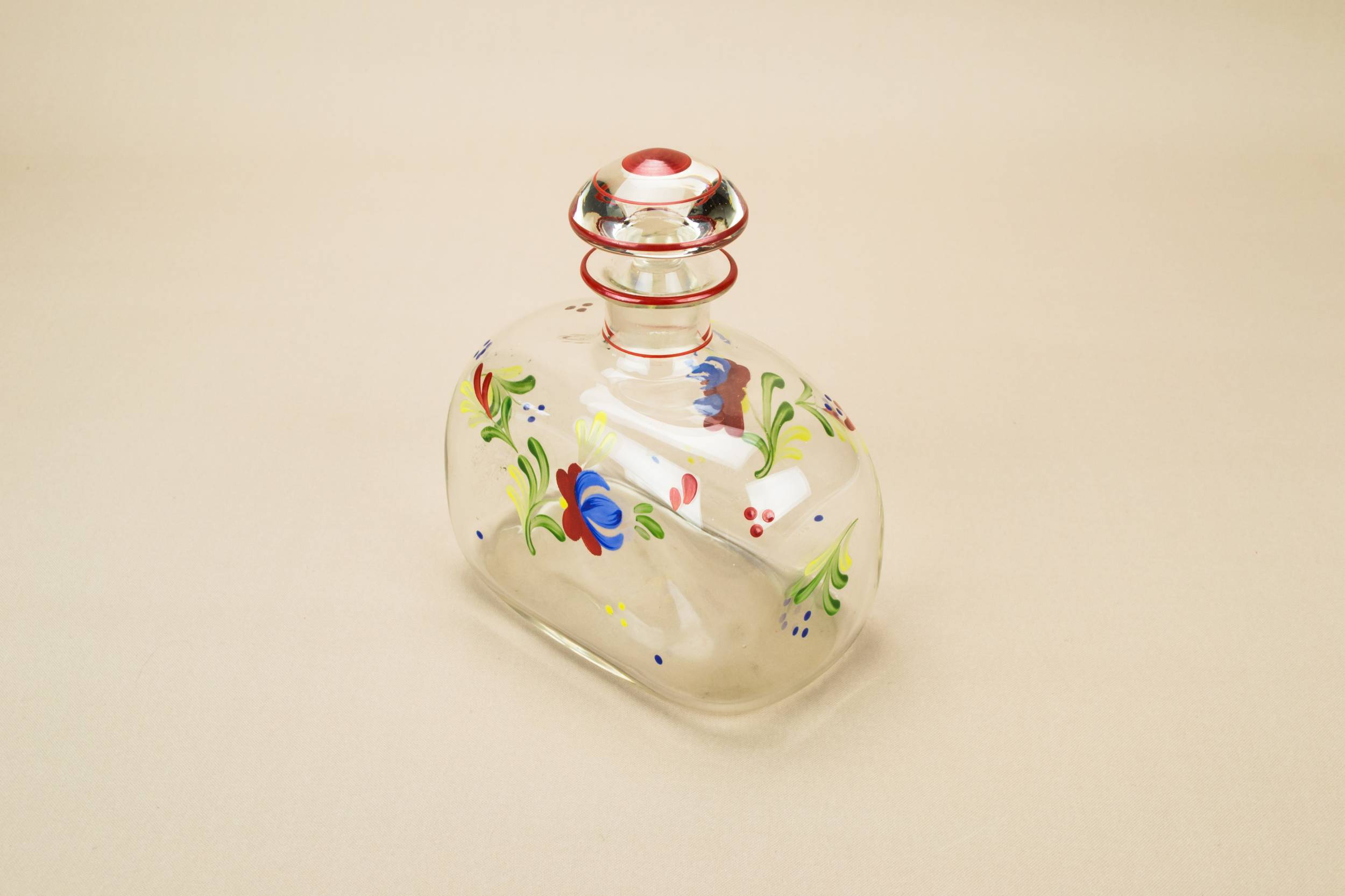 Spectacular DECANTER Whisky — Art Deco square decanter 1