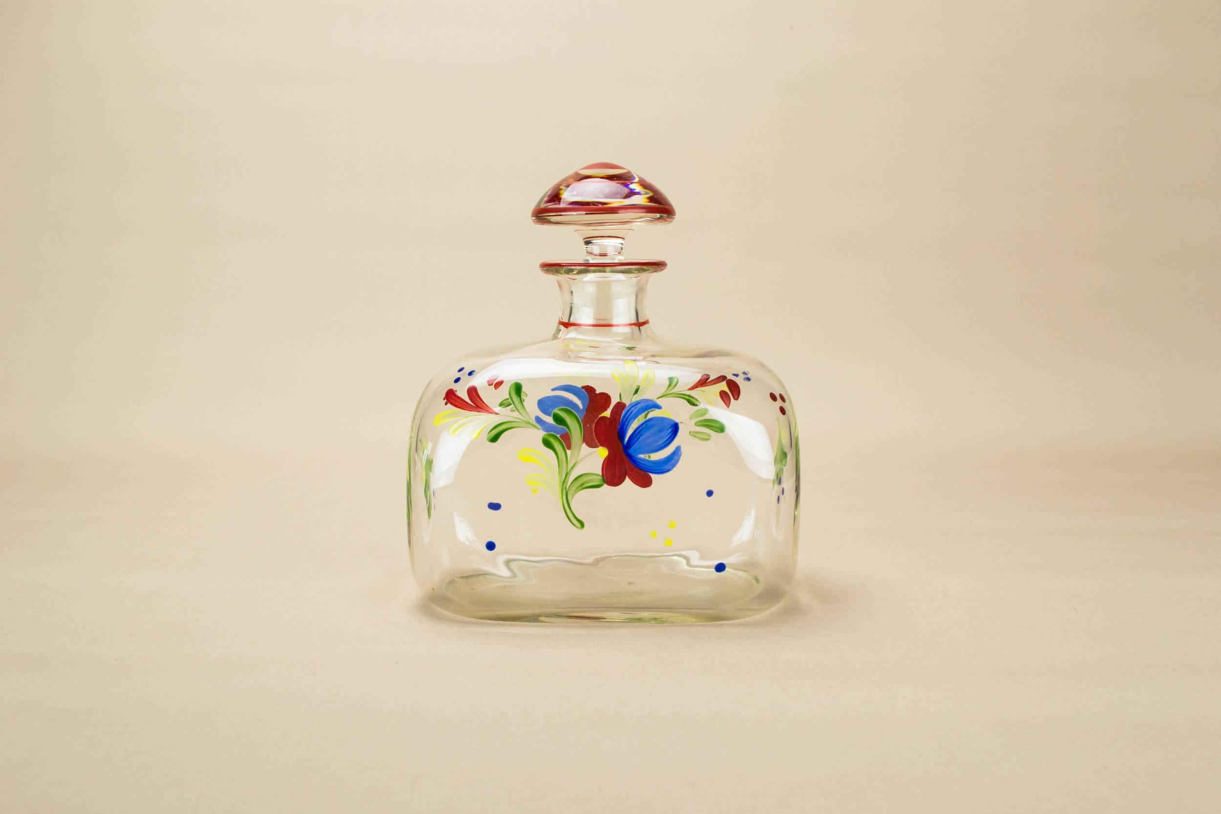 Spectacular DECANTER Whisky — Art Deco square decanter 3