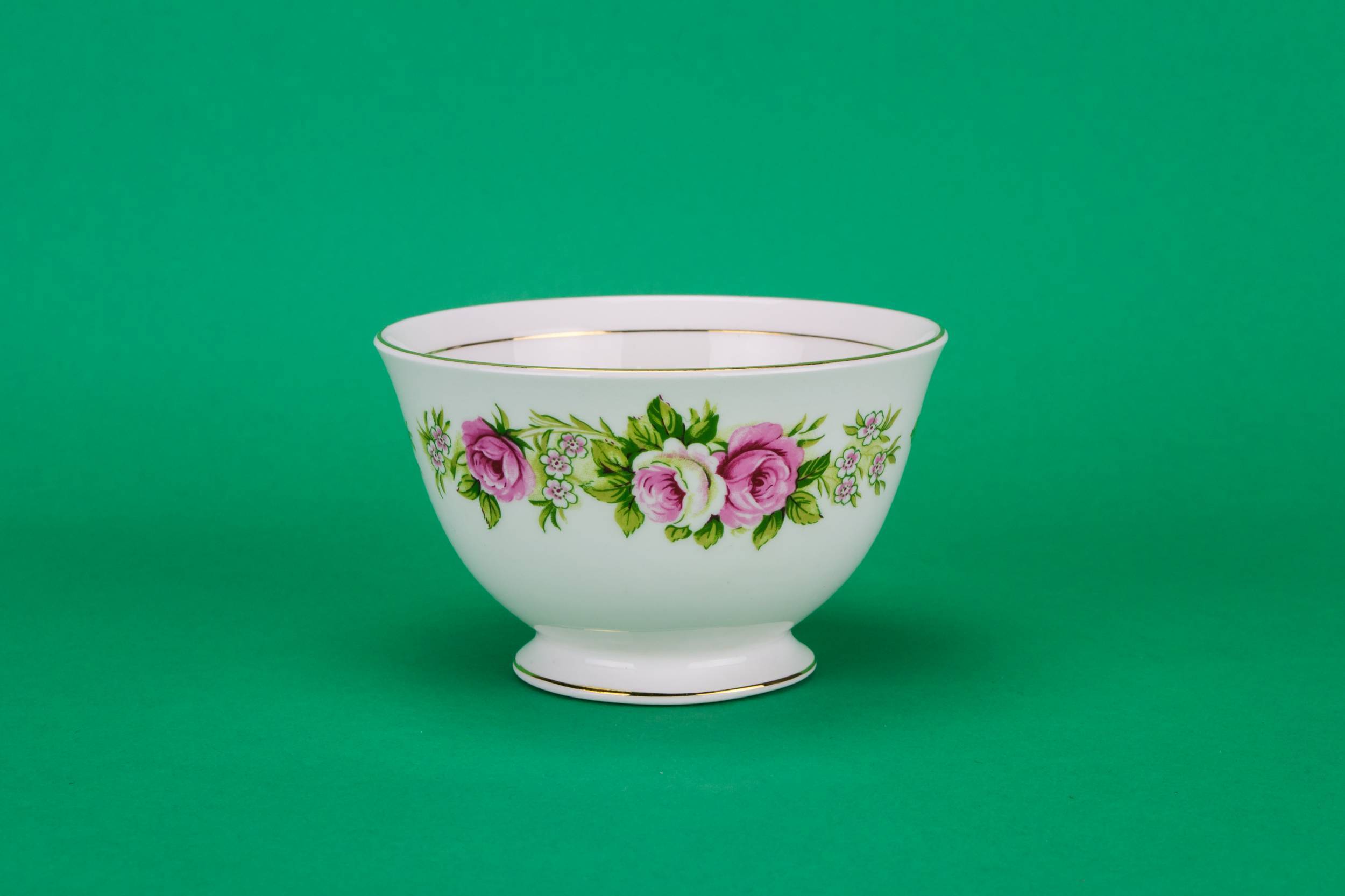 Elegant Vintage Floral — Sugar bowl with roses