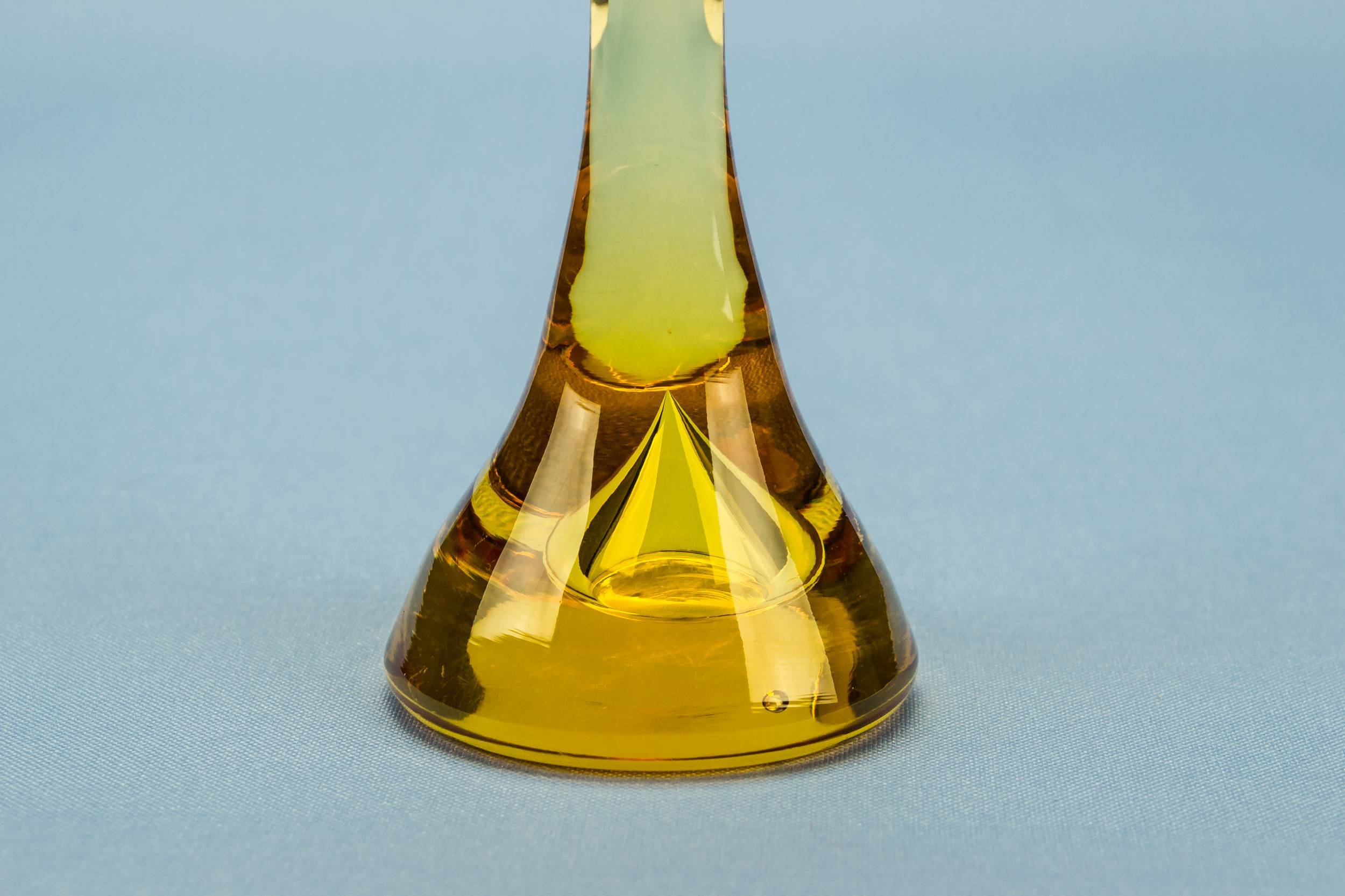 Vintage Elegant Minimalist — Whitefriars amber glass vase 1