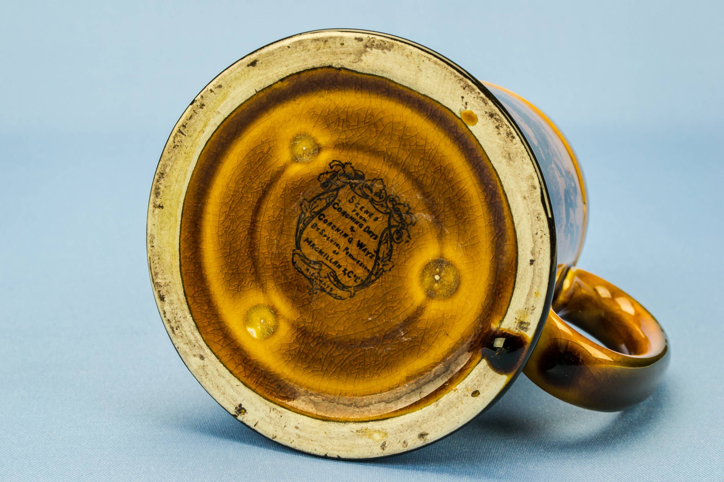 Shabby Chic Brown — Brown beer tankard 2