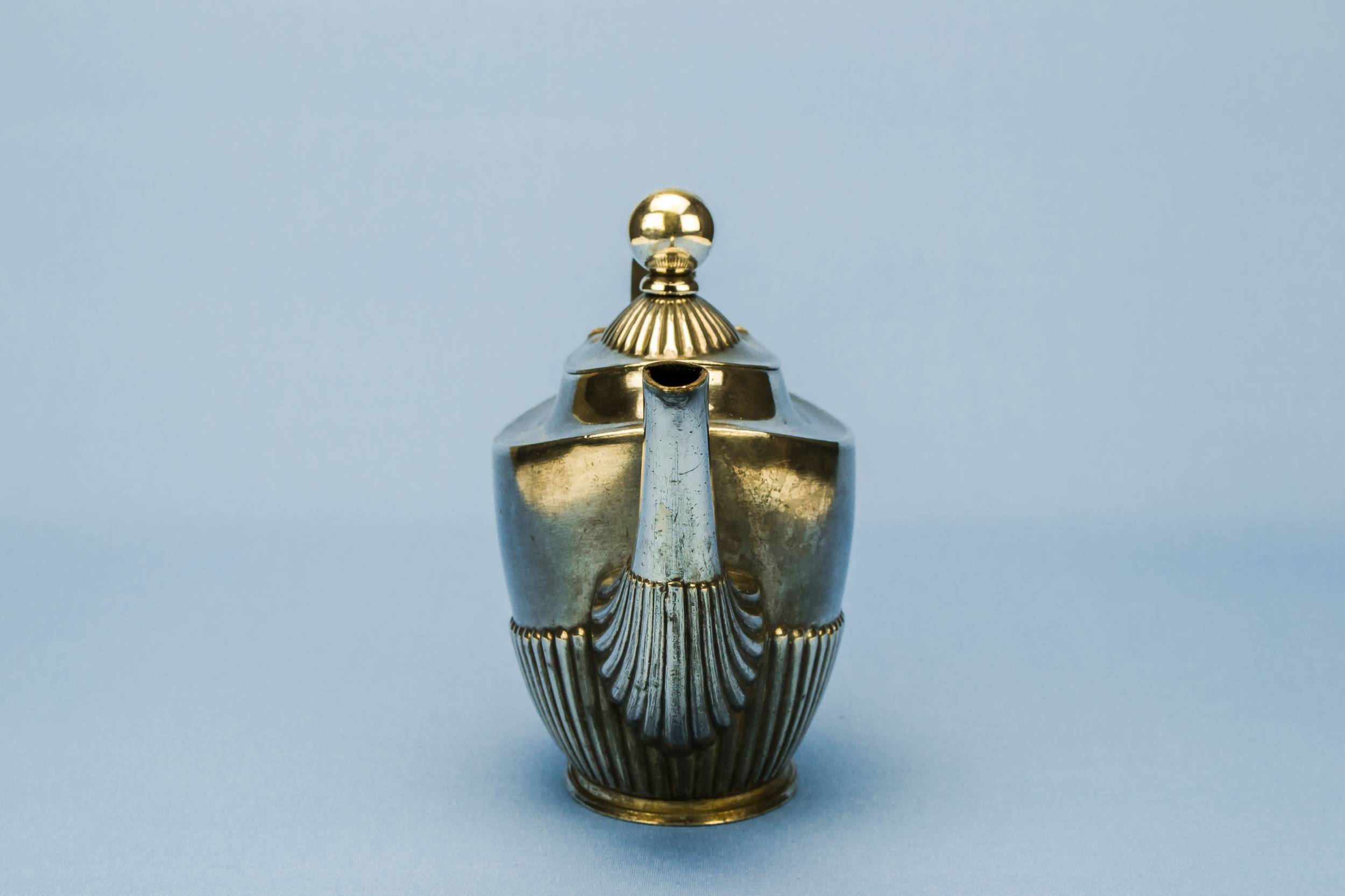 Silver Plated Personal — Small silver plated teapot 1