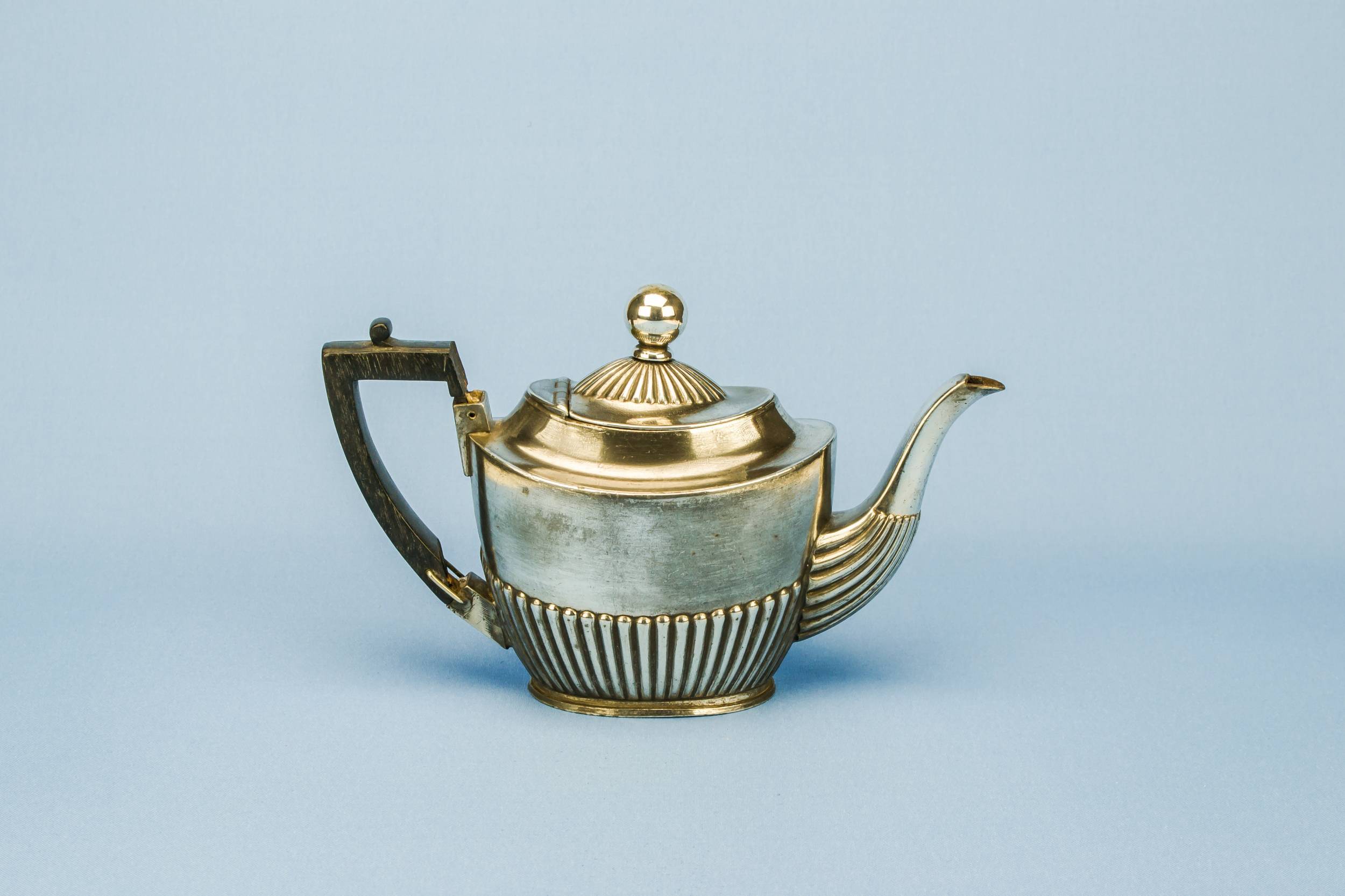 Silver Plated Personal — Small silver plated teapot