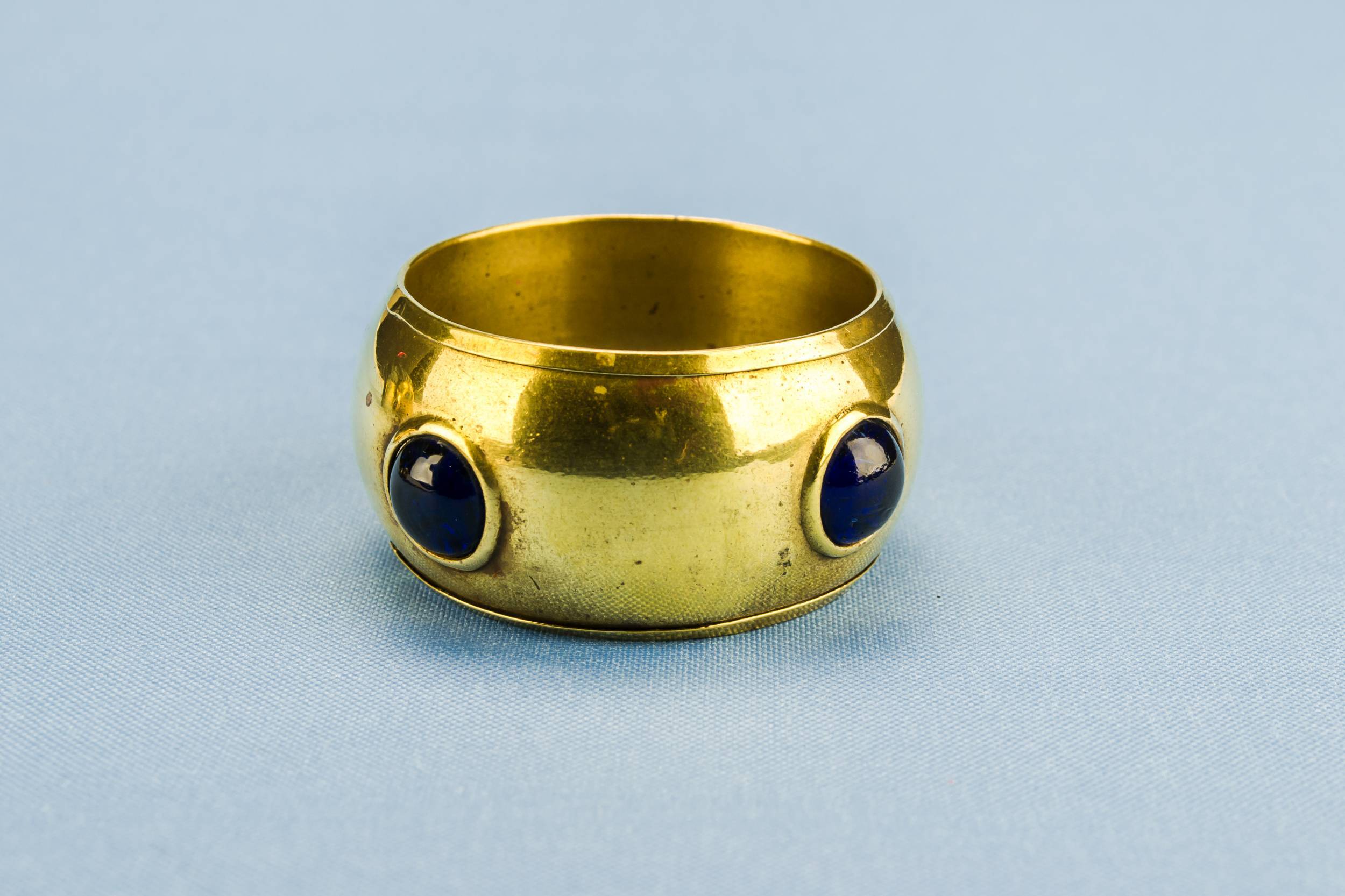 Art Deco Brass — 6 brass napkin rings 2
