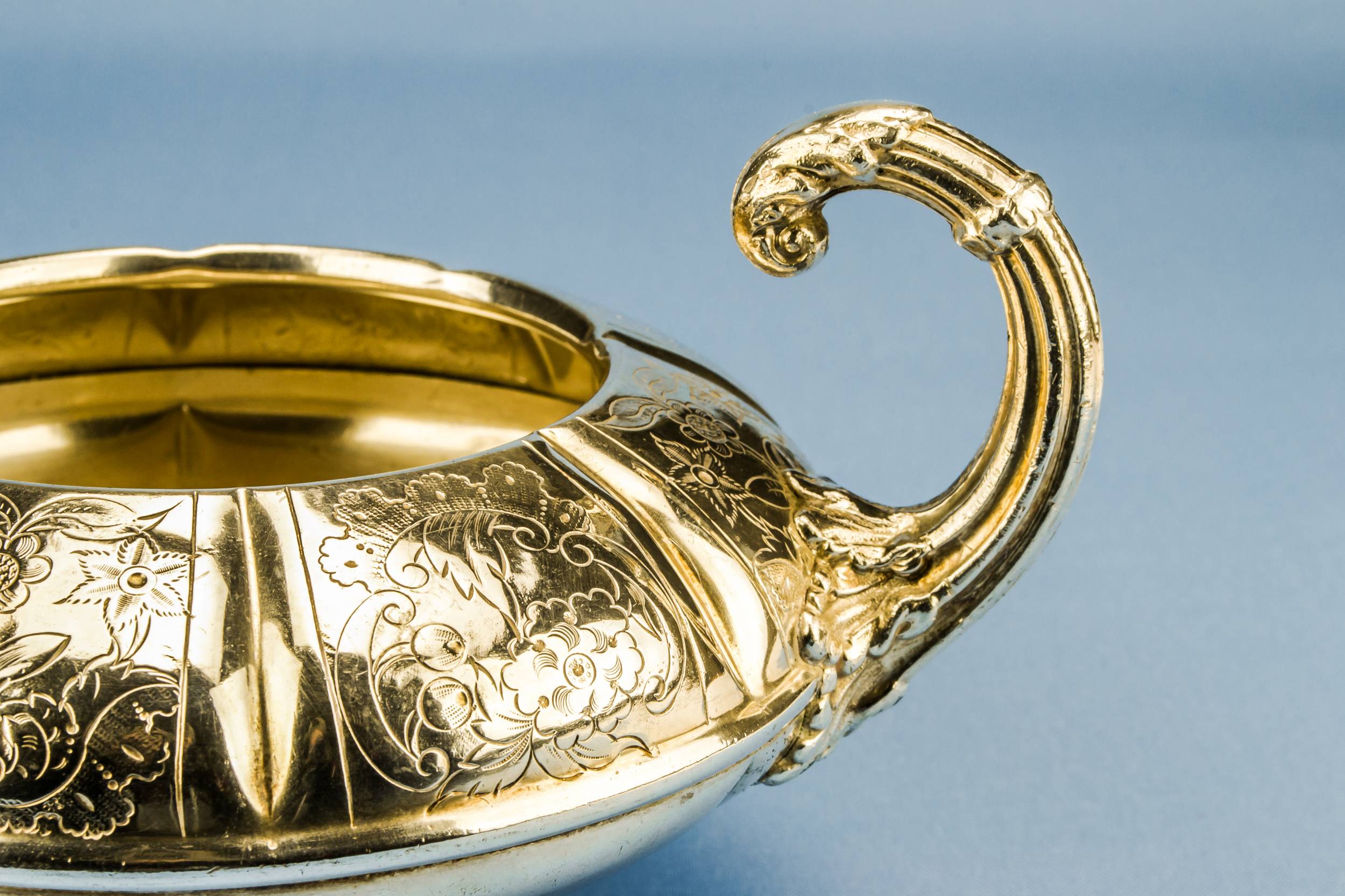 Neo-classical Opulent Floral — Large sugar bowl 4