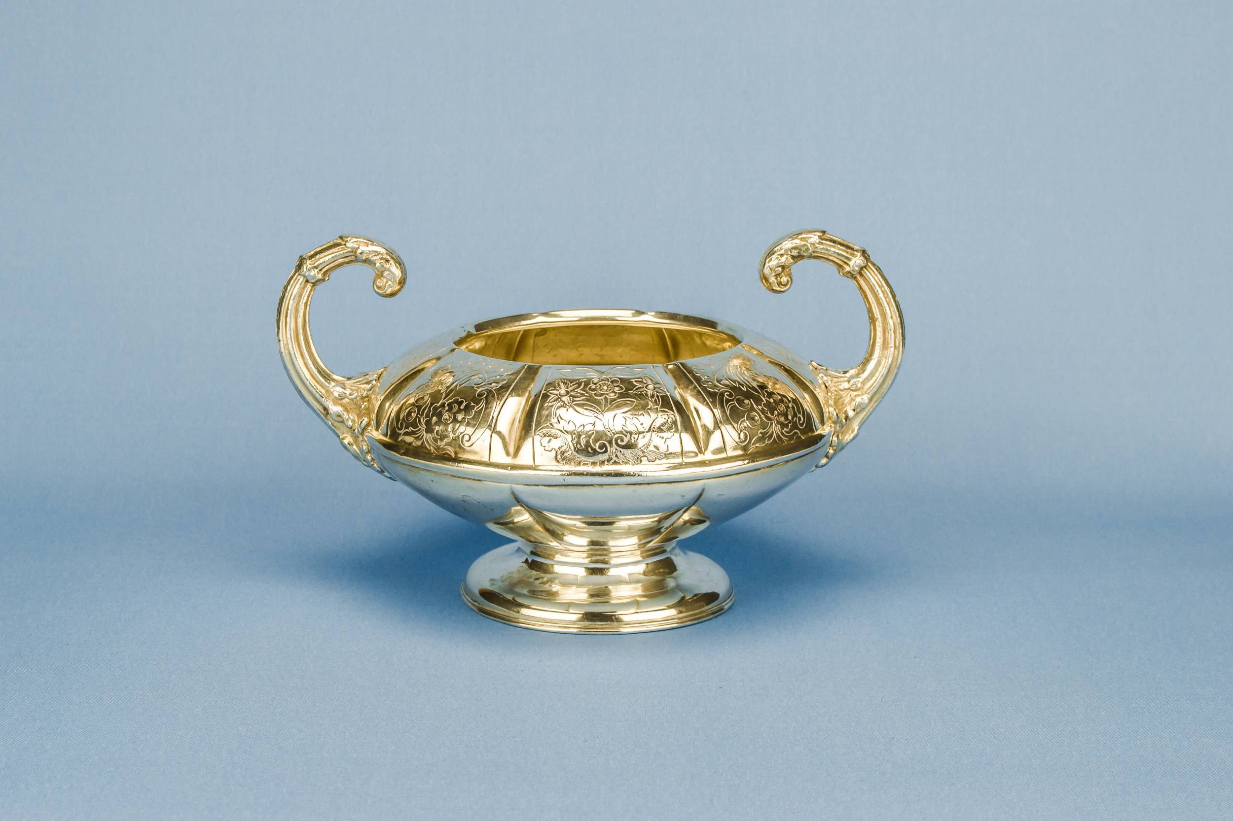 Neo-classical Opulent Floral — Large sugar bowl
