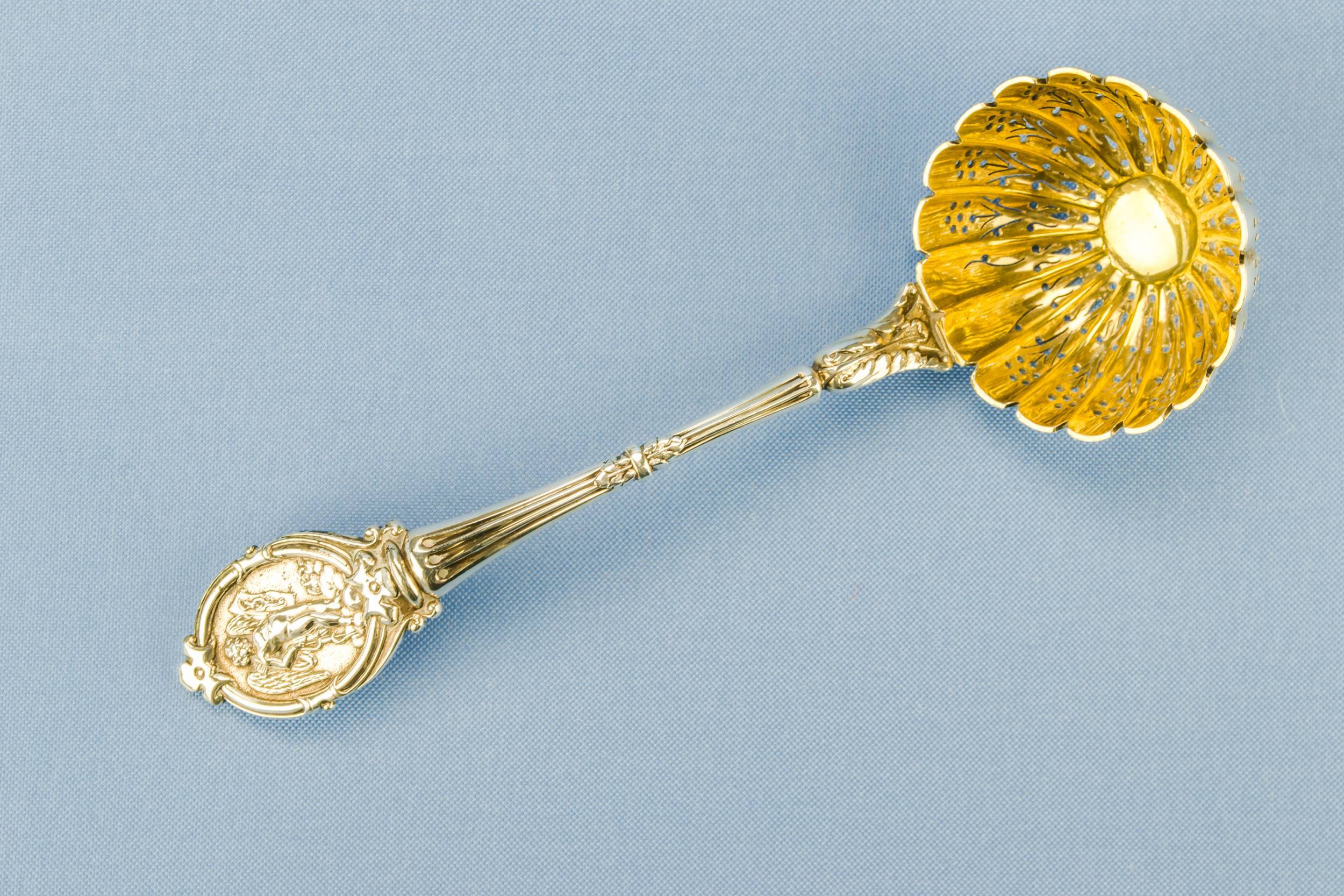 Silver Plated and — 2 dessert serving spoons 3