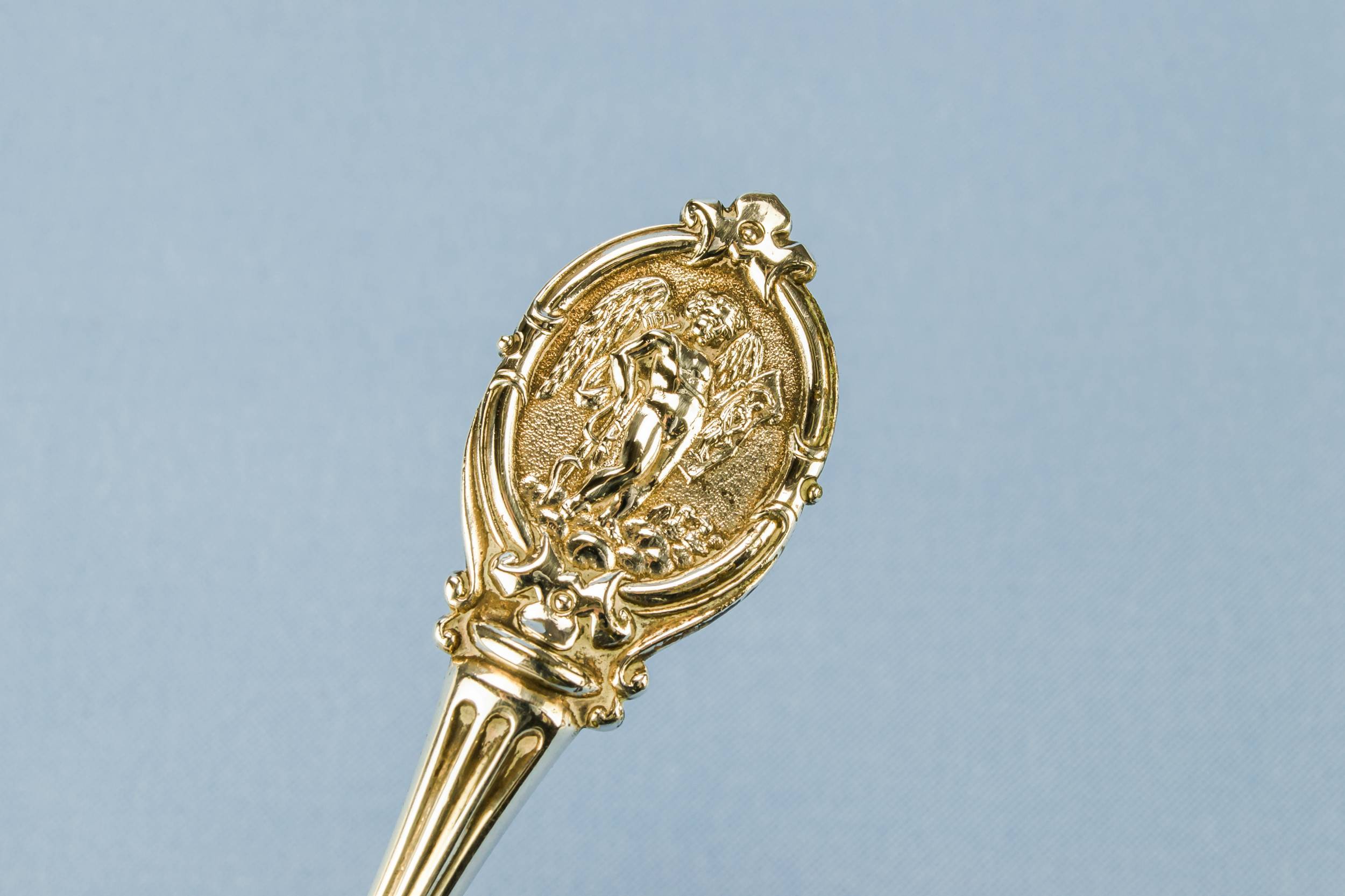 Silver Plated and — 2 dessert serving spoons 1