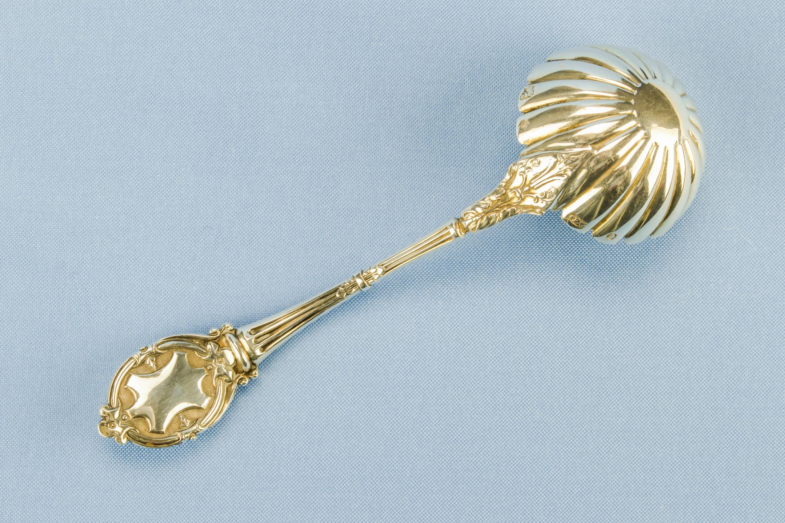 Silver Plated and — 2 dessert serving spoons 5