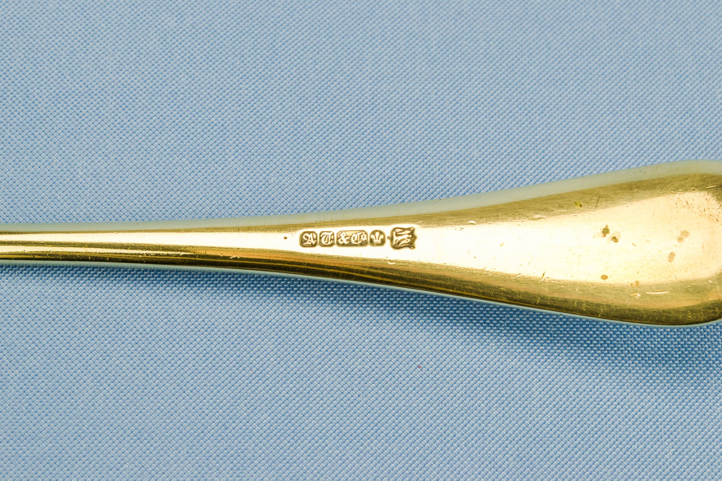 Silver Plated Metal — Large serving spoon 3