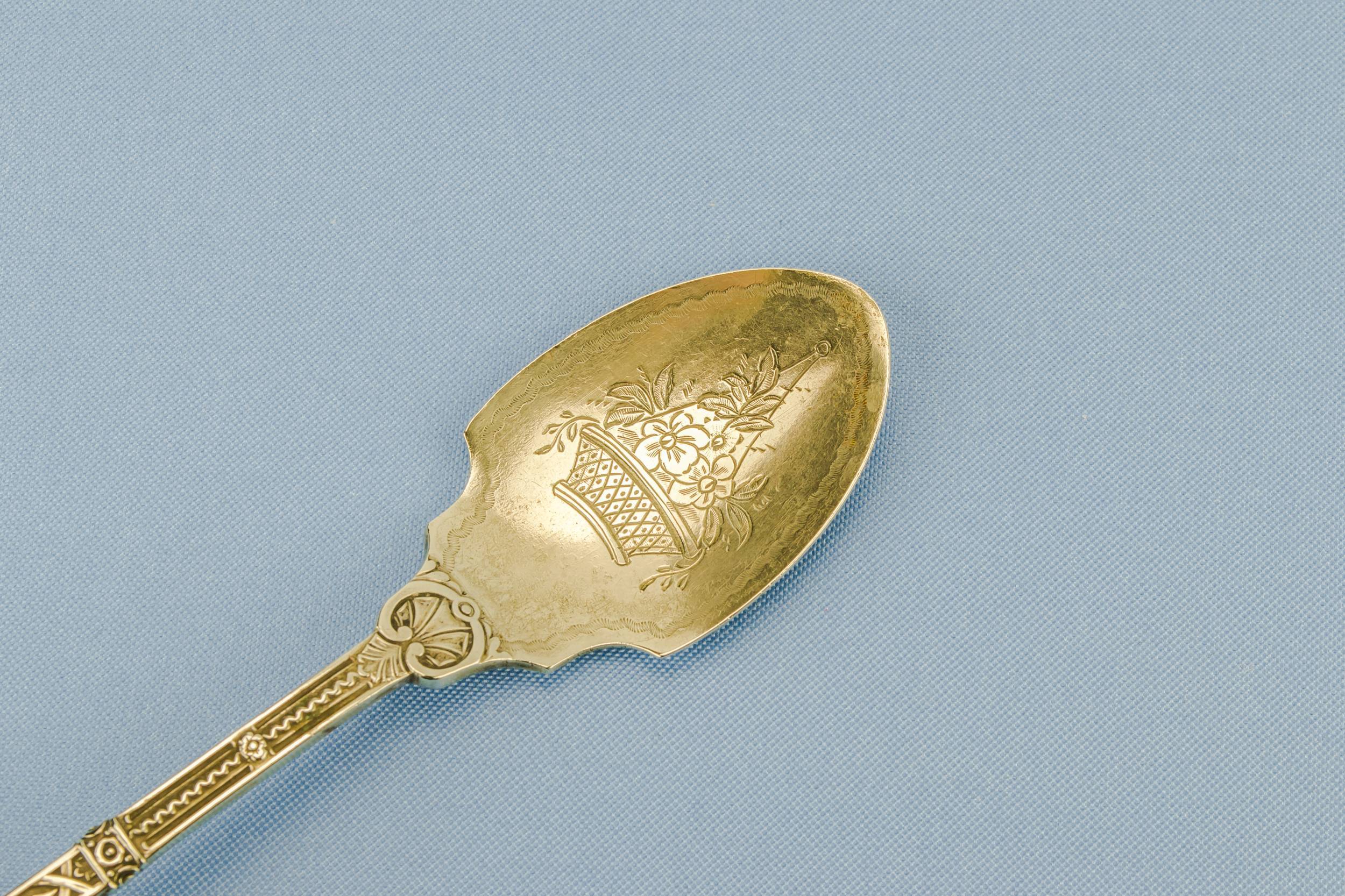 Silver Plated Aesthetic — Serving silver plated spoon 2