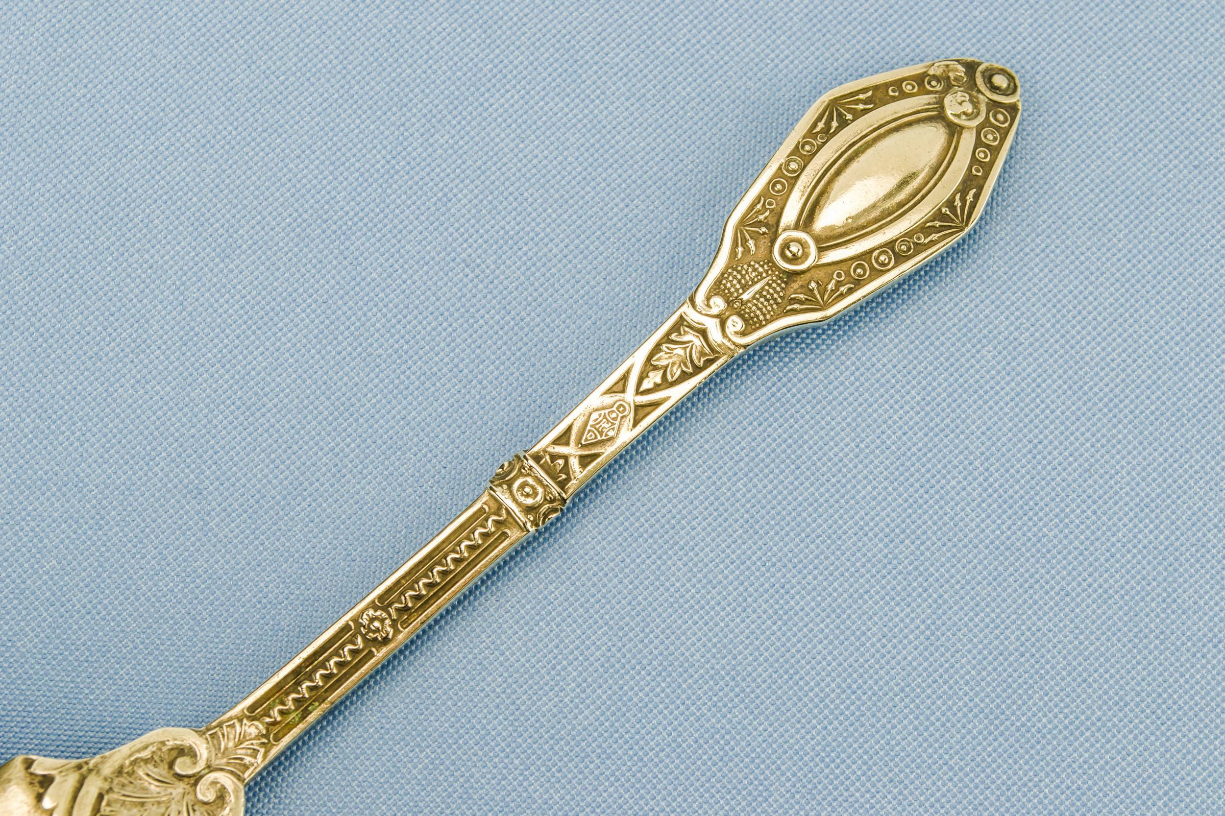Silver Plated Aesthetic — Serving silver plated spoon 3
